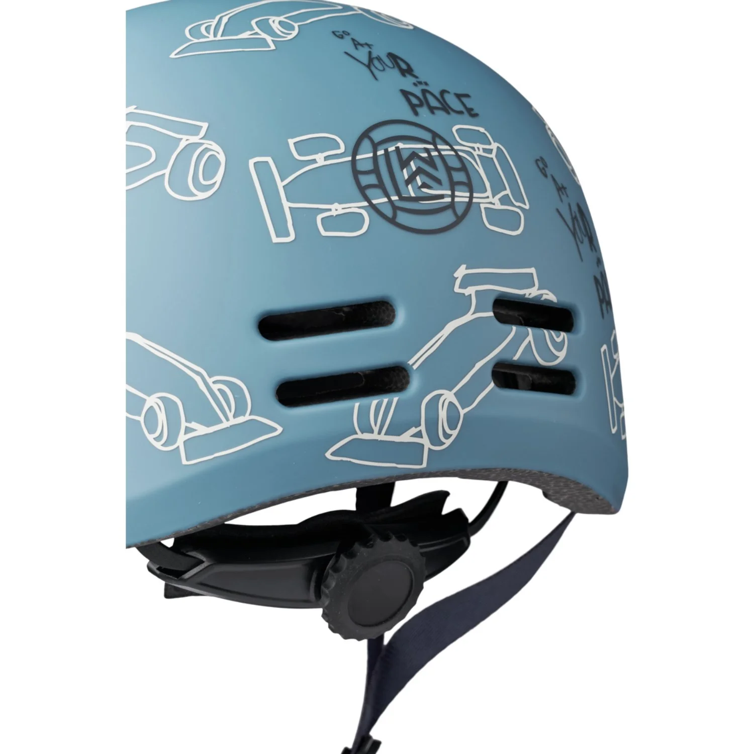 LIEWOOD Race Cars / Beach Blue Milly Cykelhjelm - Image 2