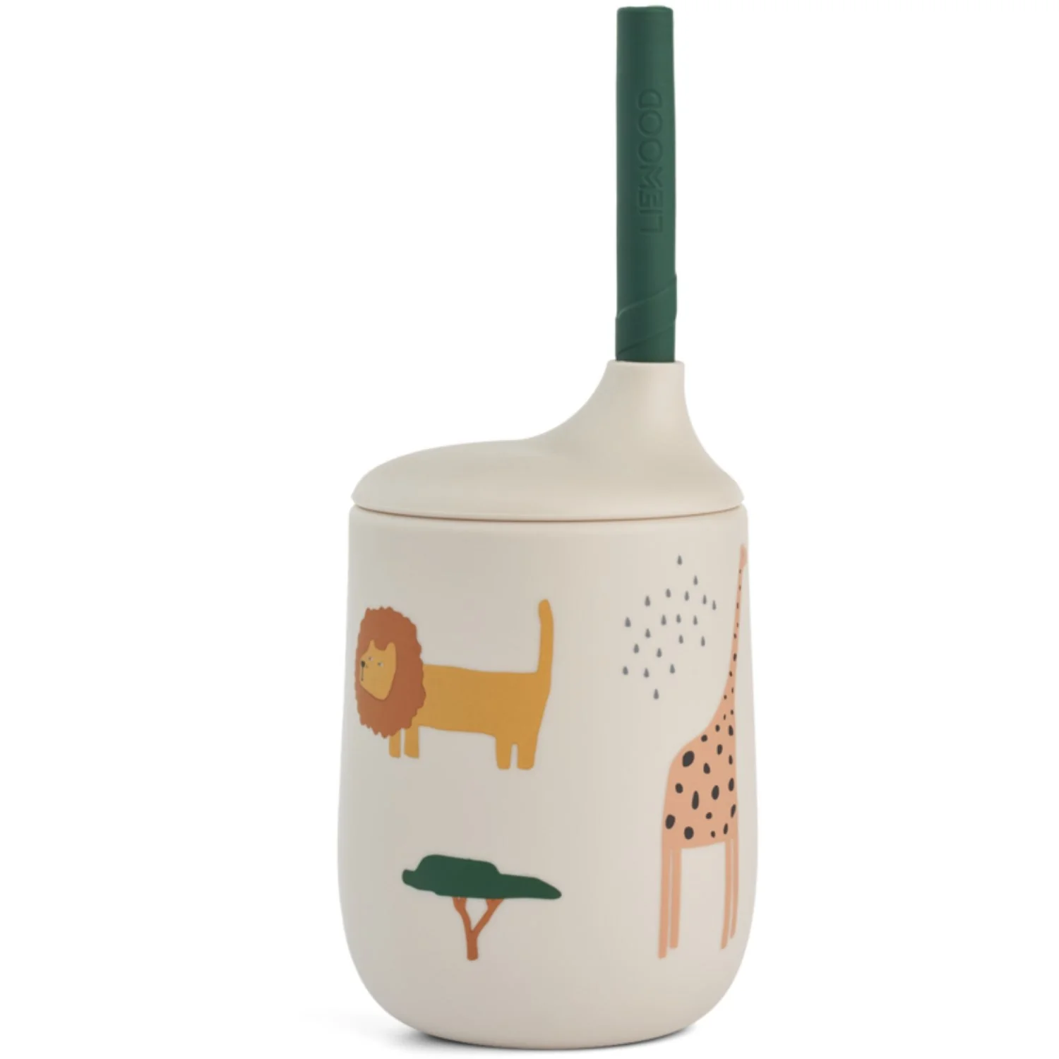 LIEWOOD Safari Sandy Mix Ellis Printed Sippy Kop 230ml