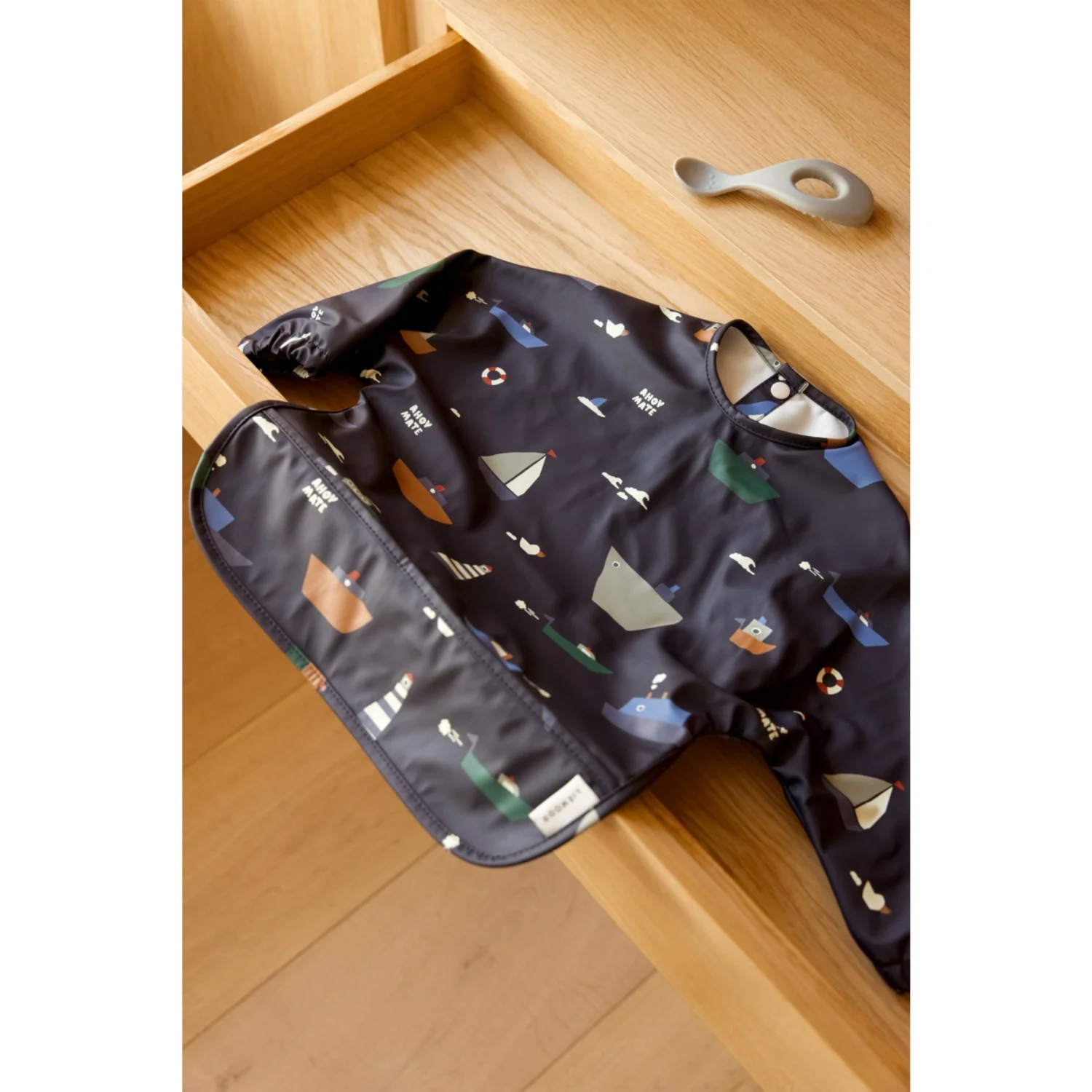 LIEWOOD Sailing / Classic Navy Merle Printed Forklæde - Image 3