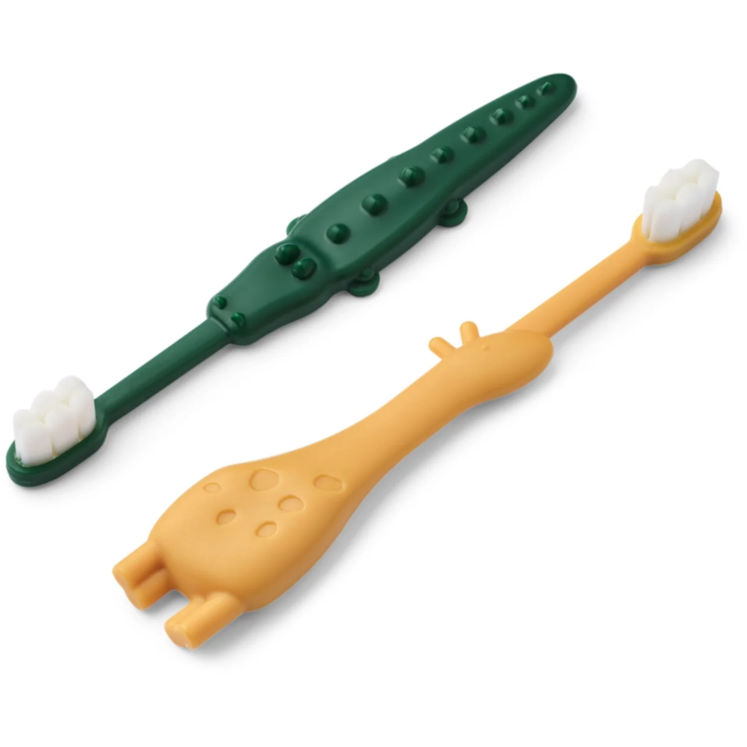 LIEWOOD Yellow Mellow / Garden Green Fabio All Together Toddler Tandbørste