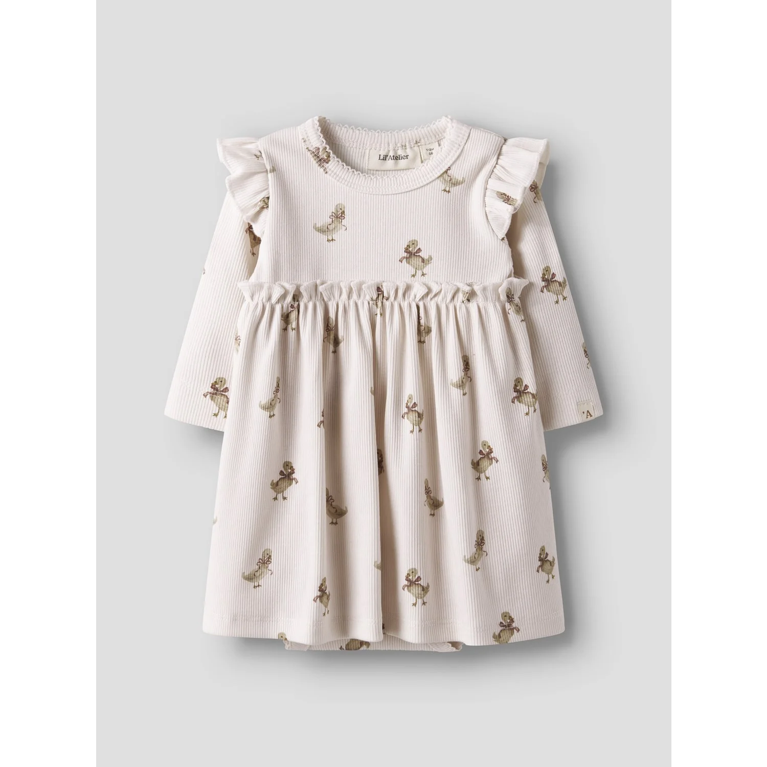 Lil'Atelier Almost Mauve Goose Nbflavo Ekn Ls Body Kjole Lil - Image 3