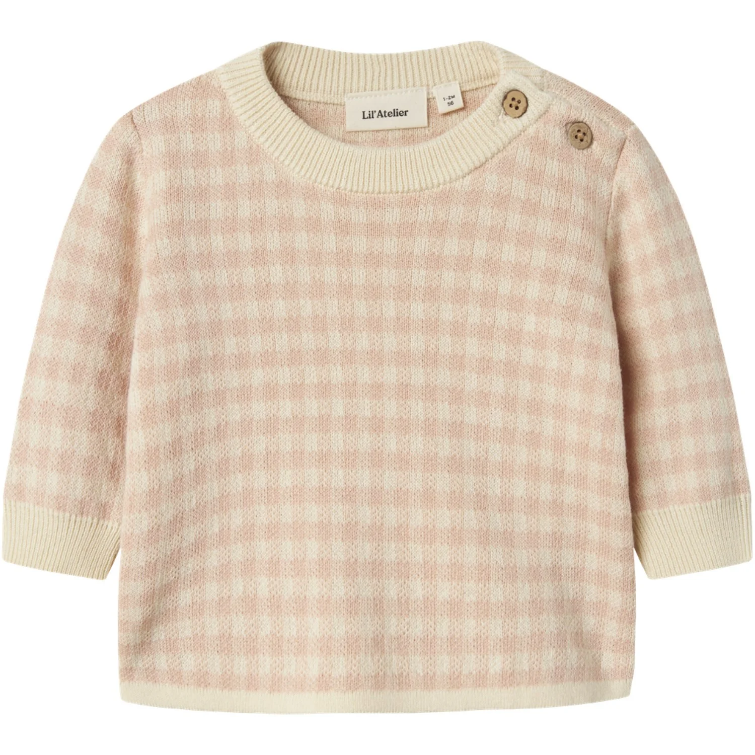 Lil'Atelier Cameo Rose Nbfnadie Ls Loose Strik Lil