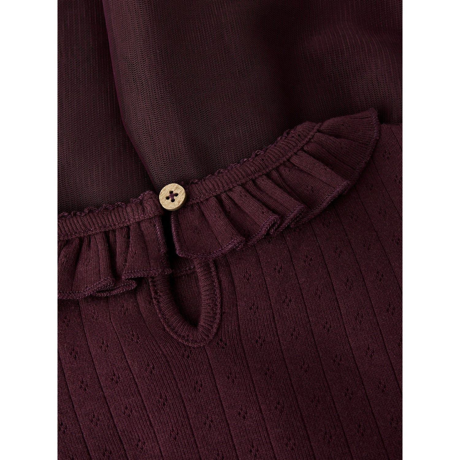 Lil'Atelier Catawba Grape Nmfsolange Ls Tyl Kjole Lil - Image 2