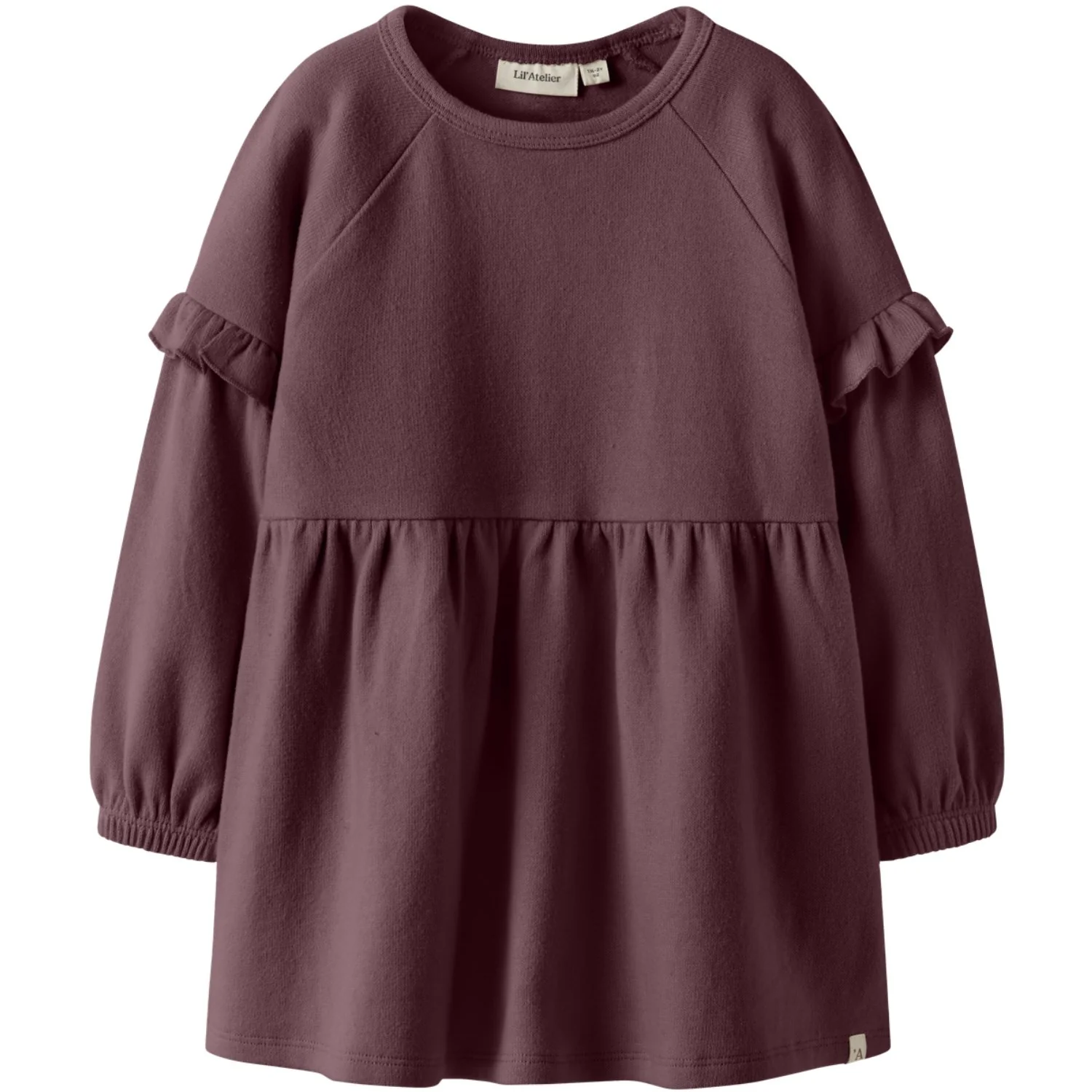 Lil'Atelier Catawba Grape Nmfthora Hyn Ls Kjole Lil