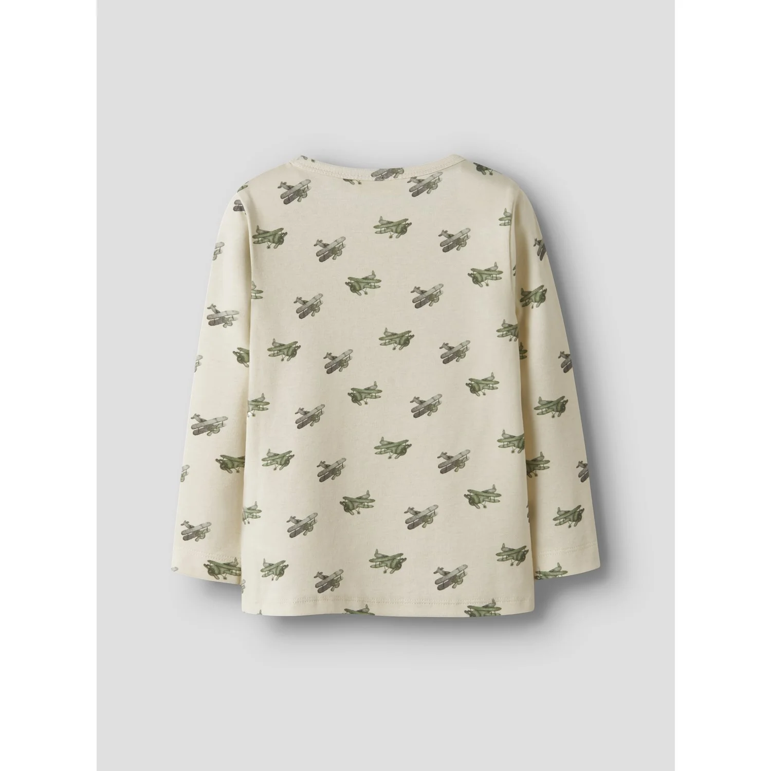 Lil'Atelier Coconut Milk Airplane Nmmlayo Geu Ls Slim Top Lil - Image 3