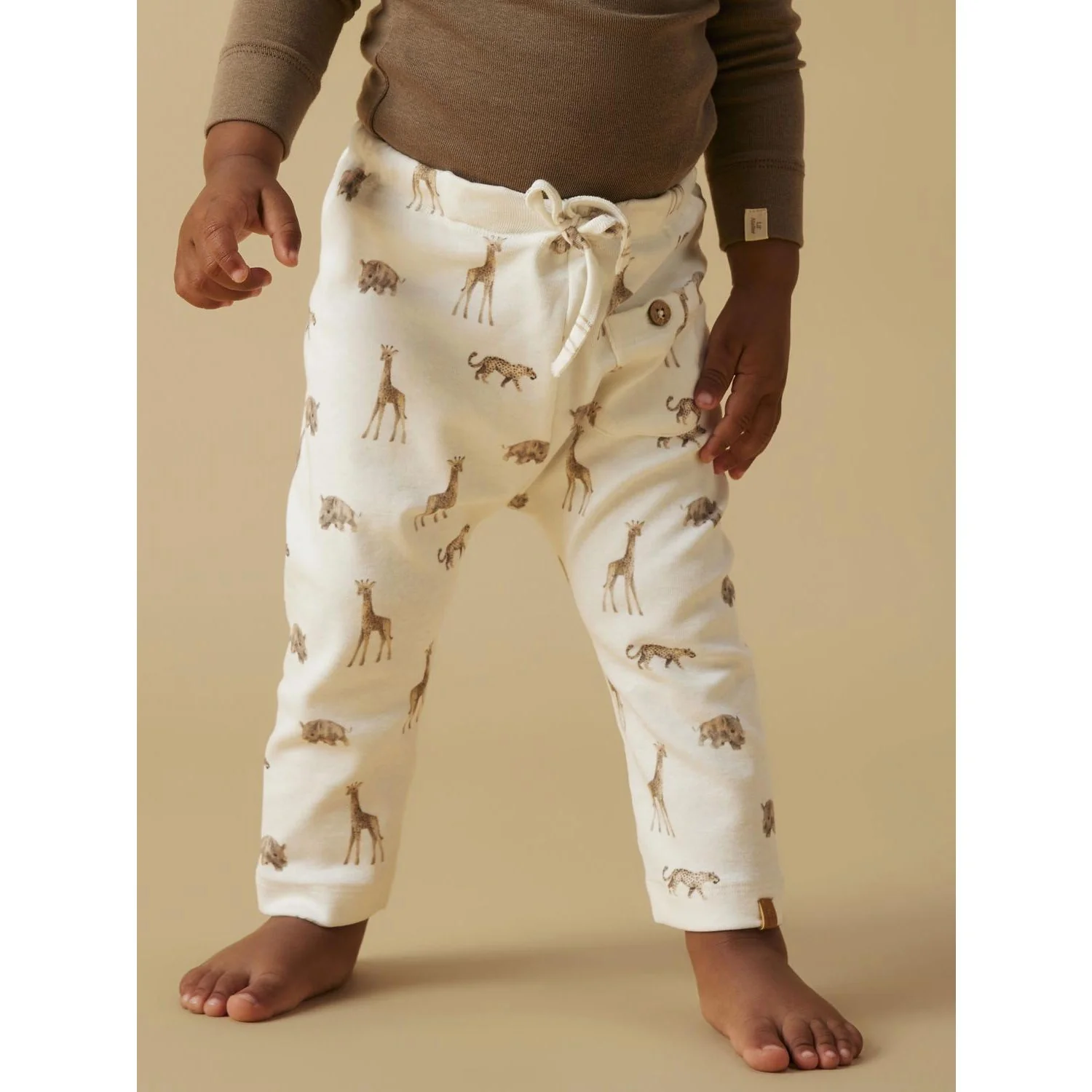 Lil'Atelier Coconut Milk Animals African Nbmgayo Elo Loose Bukser Lil Noos - Image 3