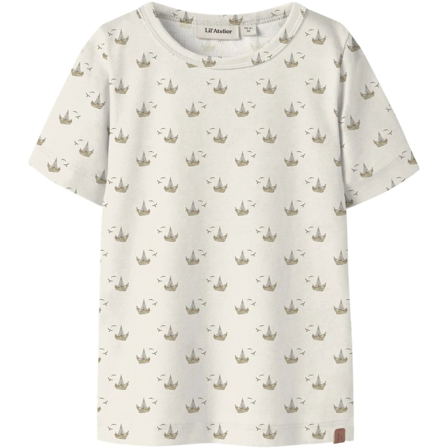 Lil'Atelier Coconut Milk Boat Nmmgayo Sor Ss Slim Top Lil