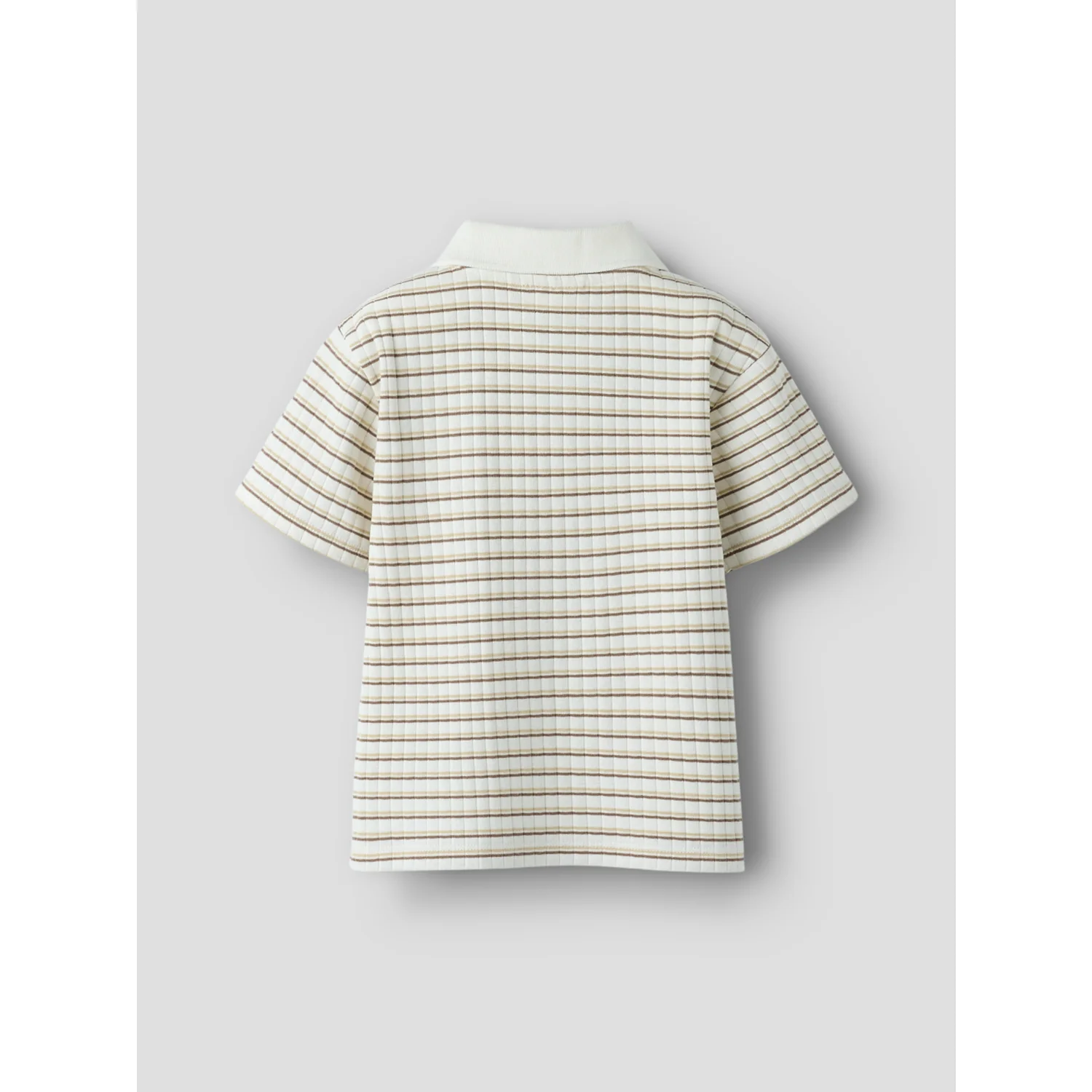 Lil'Atelier Coconut Milk Coca Mocha Nmmhaldur Ss Loose Polo Lil - Image 2