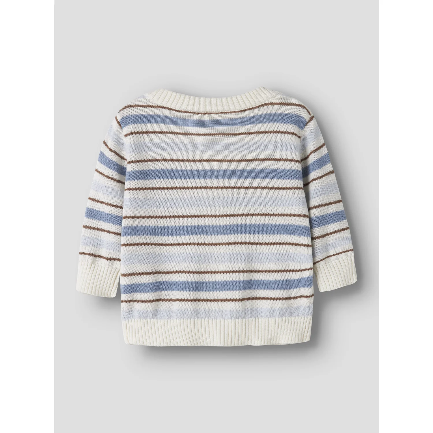 Lil'Atelier Coconut Milk Dusty Blue Nbmhito Ls Strik Card Lil - Image 2