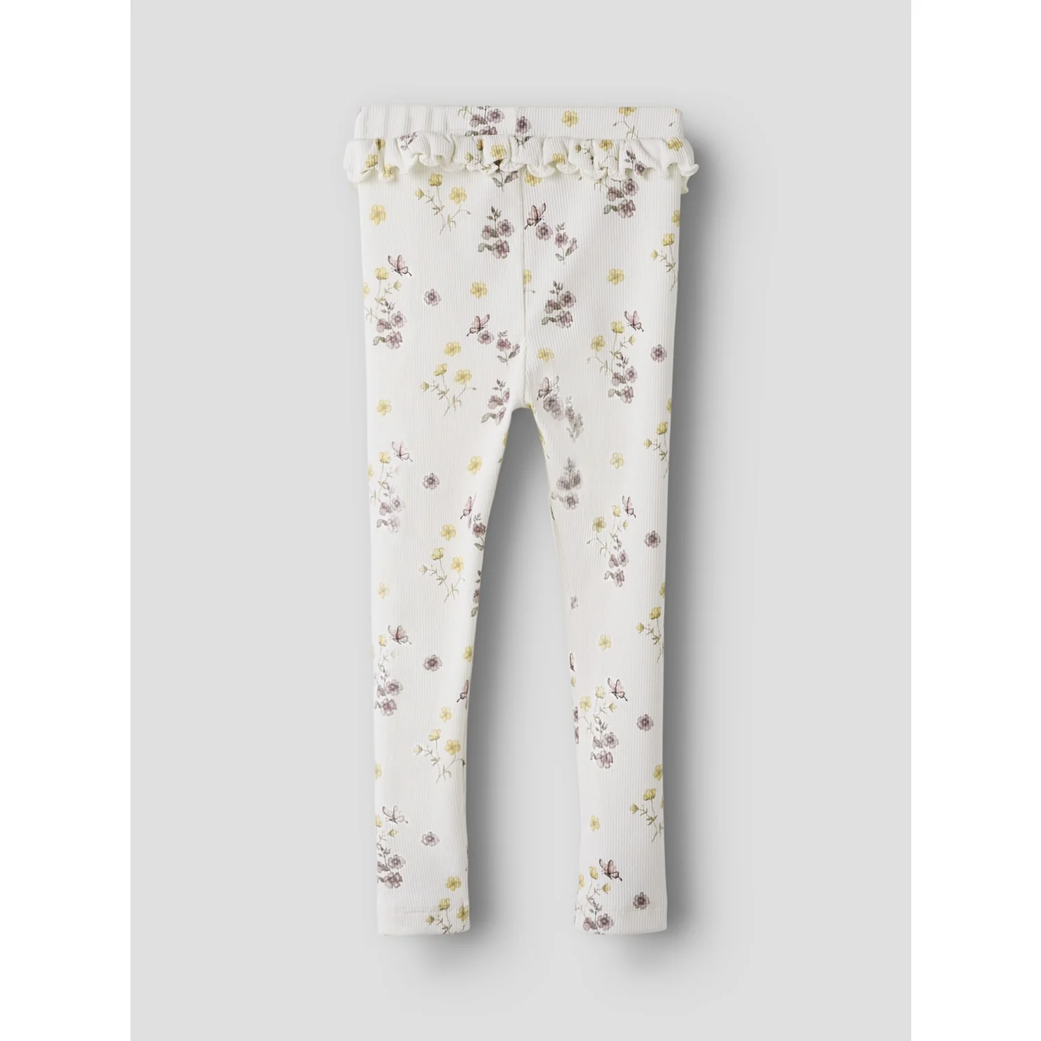 Lil'Atelier Coconut Milk Flower Mix Nmfgavo Efi Slim Leggings Lil Noos - Image 2