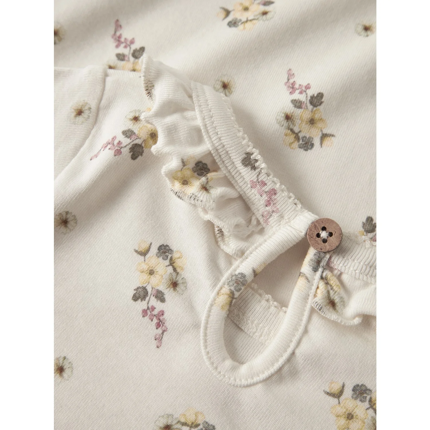 Lil'Atelier Coconut Milk Flower Nmfgayo Ser Ss Slim Top Lil - Image 2