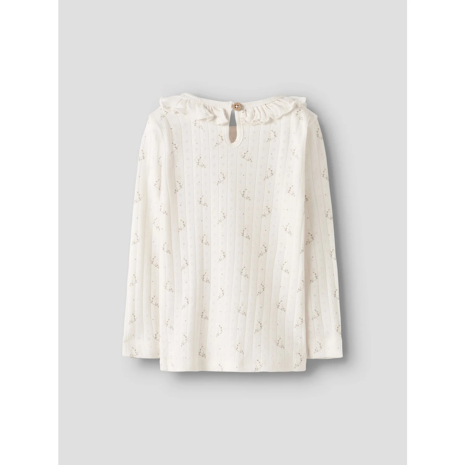 Lil'Atelier Coconut Milk Flower Nmfrachello Ria Ls Slim Top Lil - Image 2