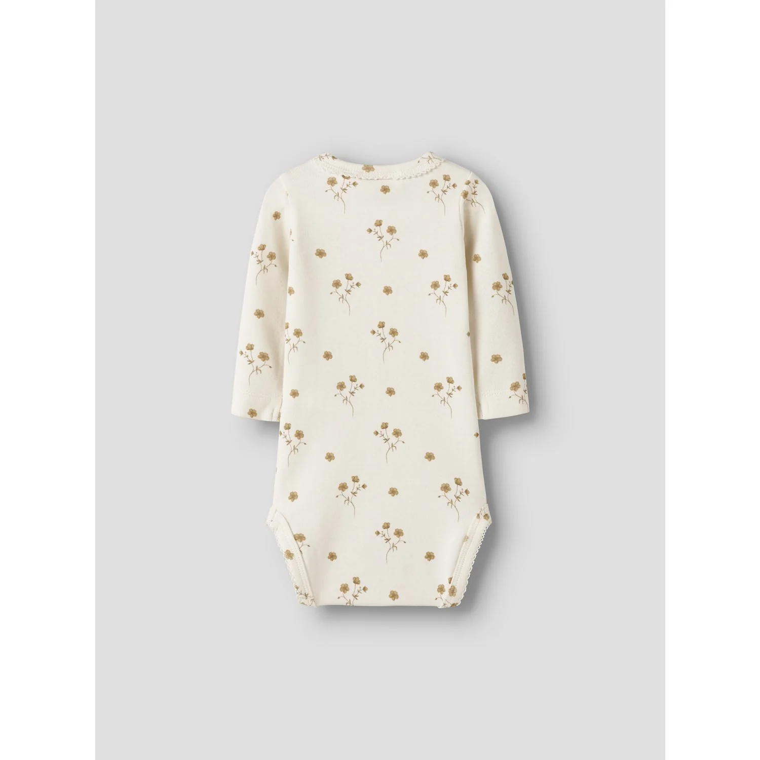 Lil'Atelier Coconut Milk Flower Yellow Nbflayo Sig Ls Slim Body Lil - Image 3