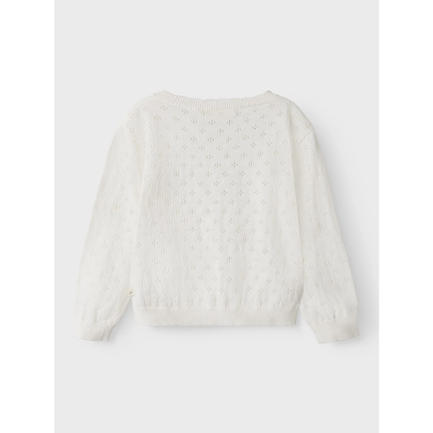 Lil'Atelier Coconut Milk Gliva Ivo Strik Cardigan - Image 3