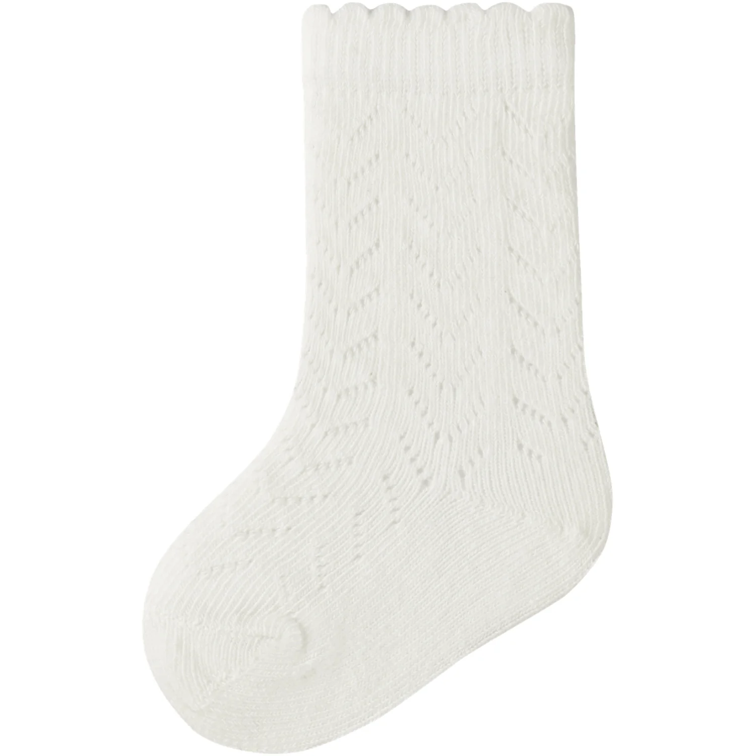 Lil'Atelier Coconut Milk Nbfherda Knee Strømper Lil