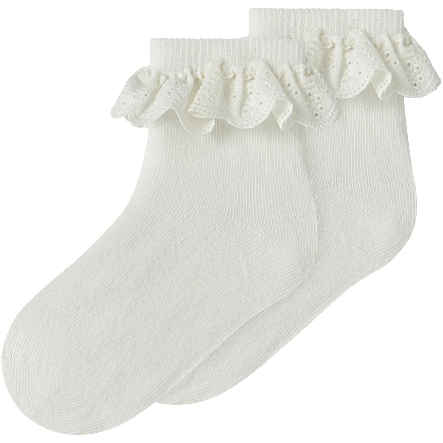 Lil'Atelier Coconut Milk Nmfdertrud 2 Pak Strømper Lil