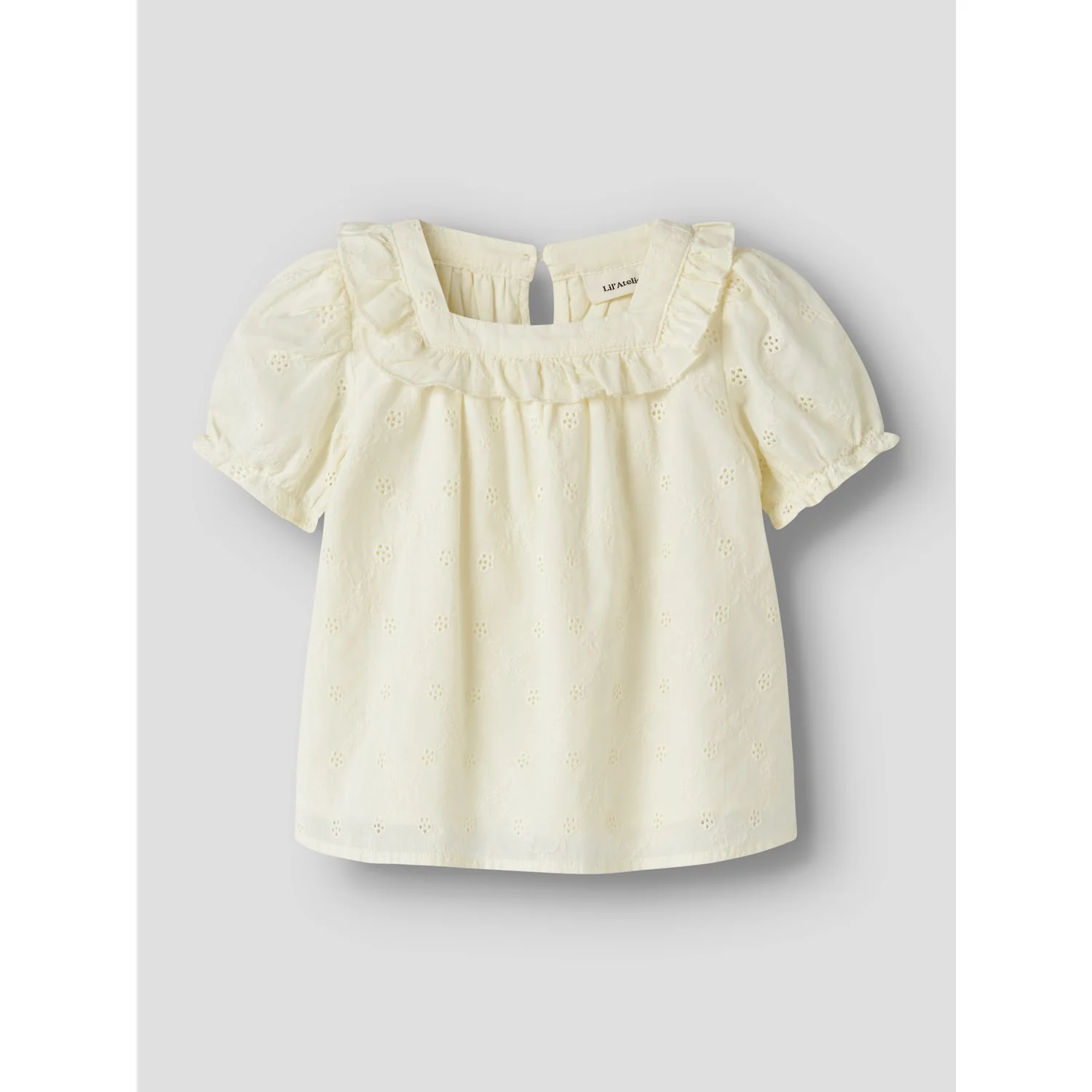 Lil'Atelier Coconut Milk Nmfhosa Ss Loose Skjorte Lil - Image 4