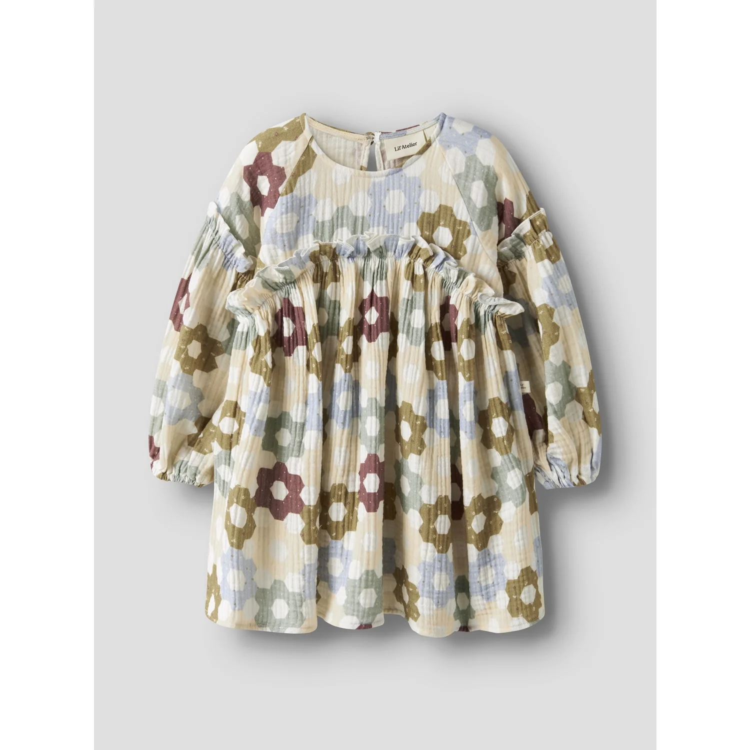 Lil'Atelier Coconut Milk Nmftalia Ls Loose Kjole Lil - Image 5