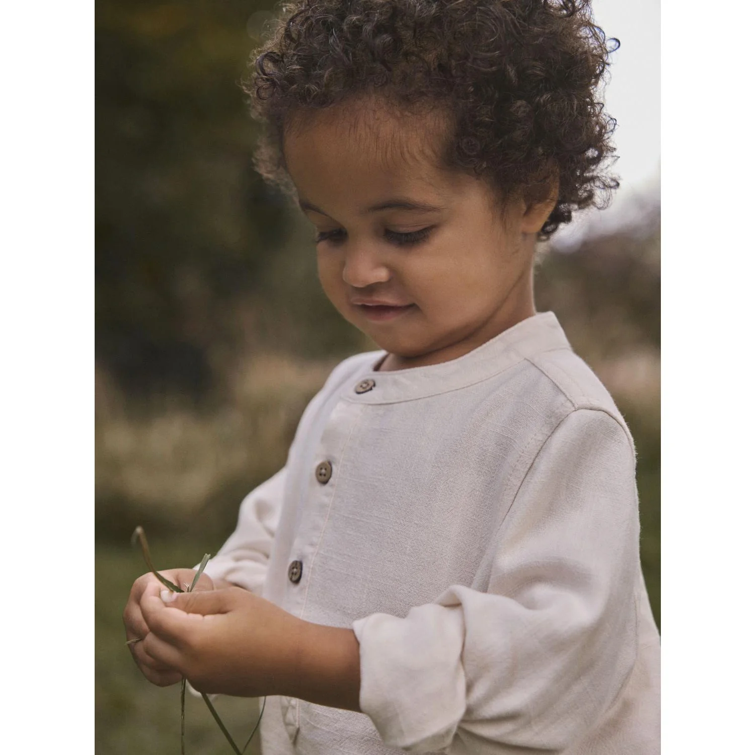 Lil'Atelier Coconut Milk Nmmfreddie Ls Loose Skjorte Lil - Image 3