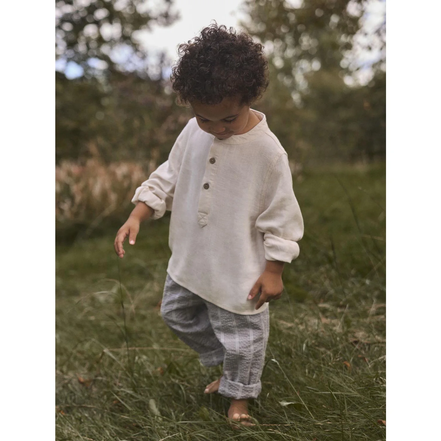 Lil'Atelier Coconut Milk Nmmfreddie Ls Loose Skjorte Lil - Image 5