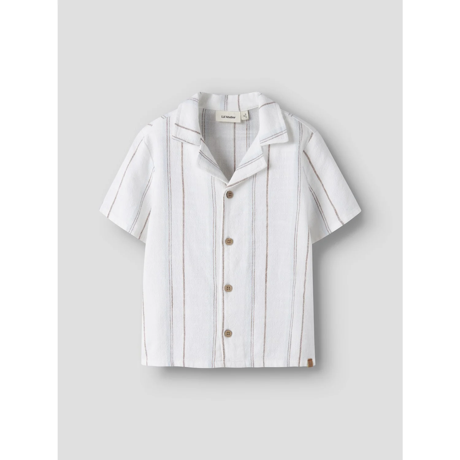 Lil'Atelier Coconut Milk Nmmjeran Ss Loose Skjorte Lil - Image 2