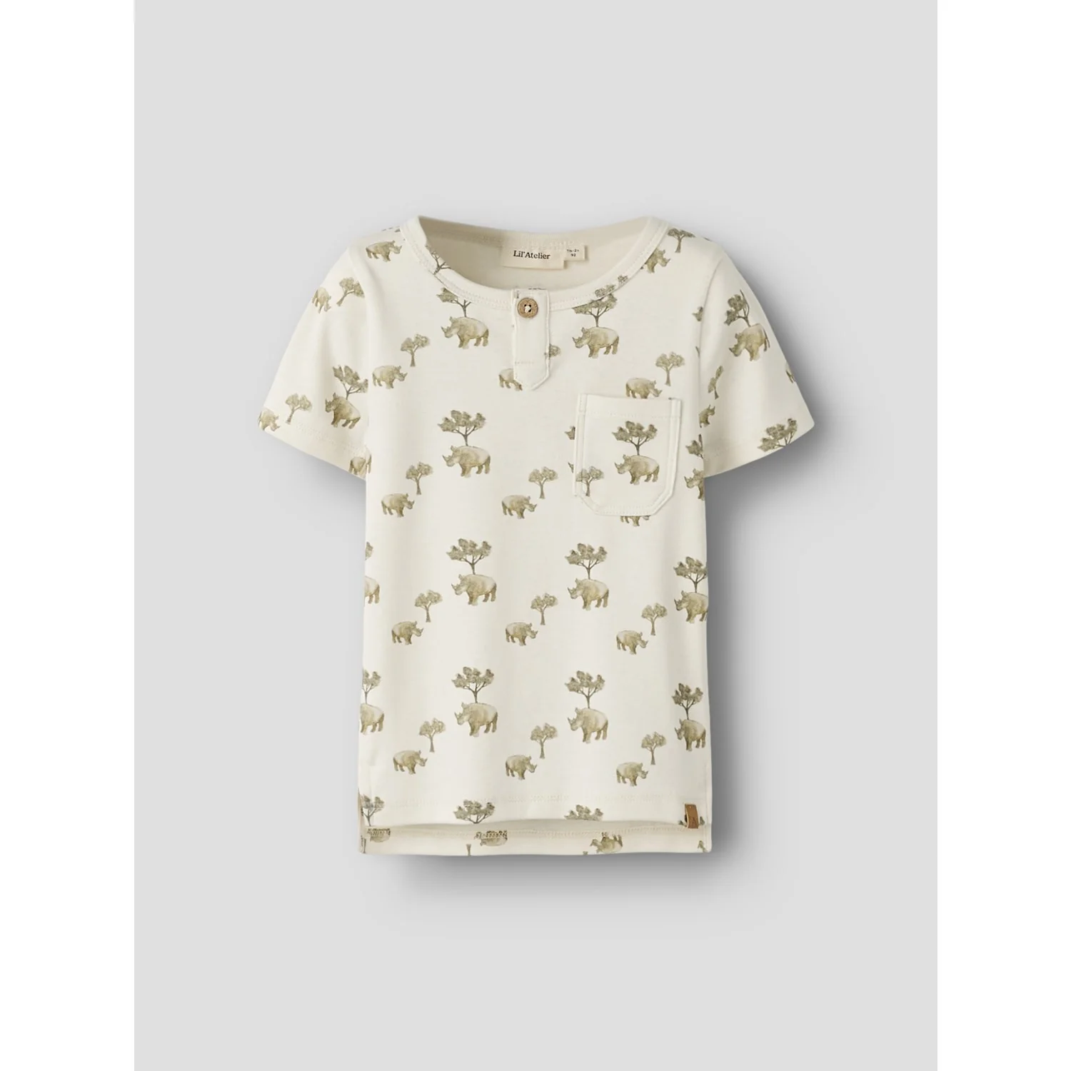 Lil'Atelier Coconut Milk Rhino Nmmlayo Ss Slim Top Lil - Image 4