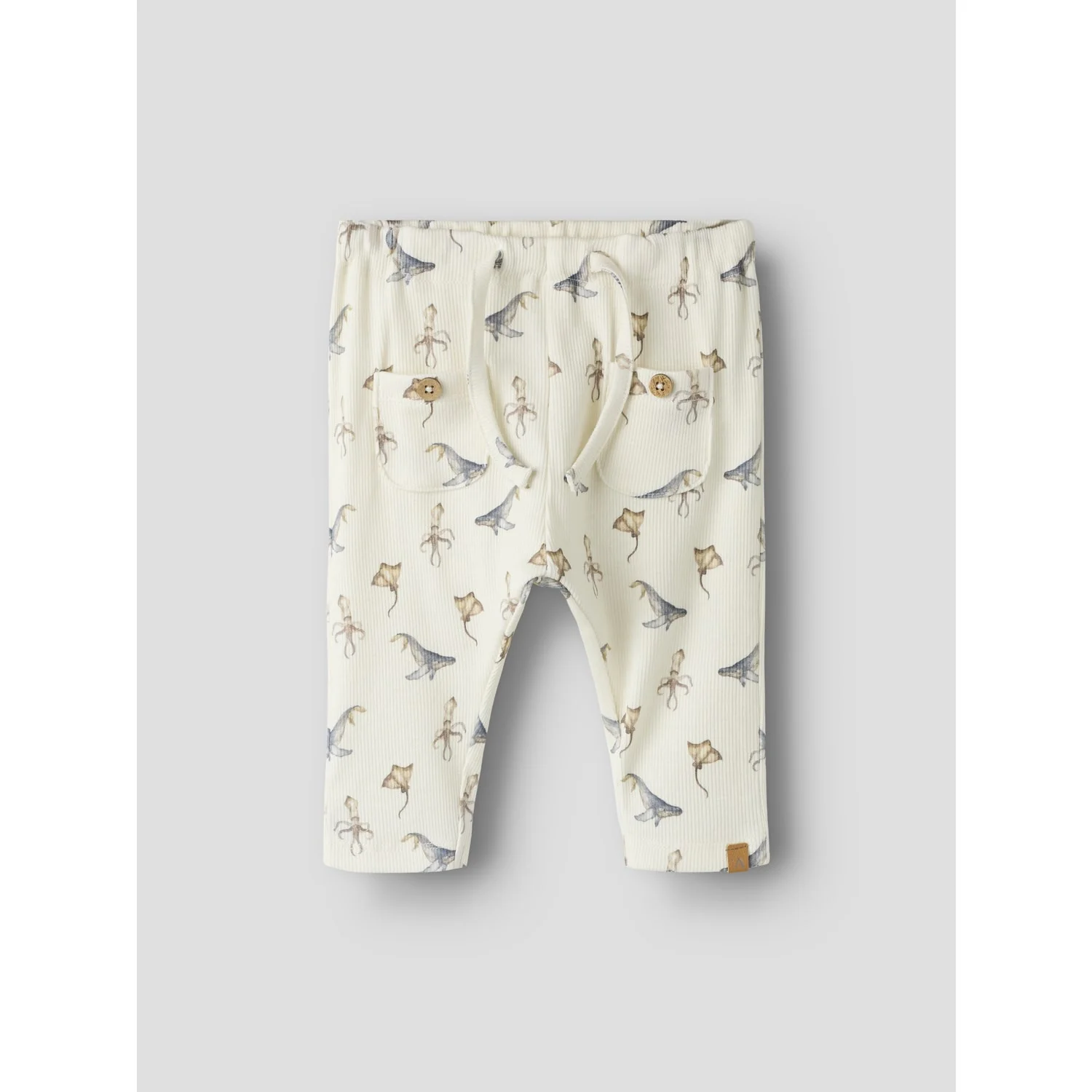 Lil'Atelier Coconut Milk Sea Animals Nbmlavo Eki Loose Bukser Lil - Image 2
