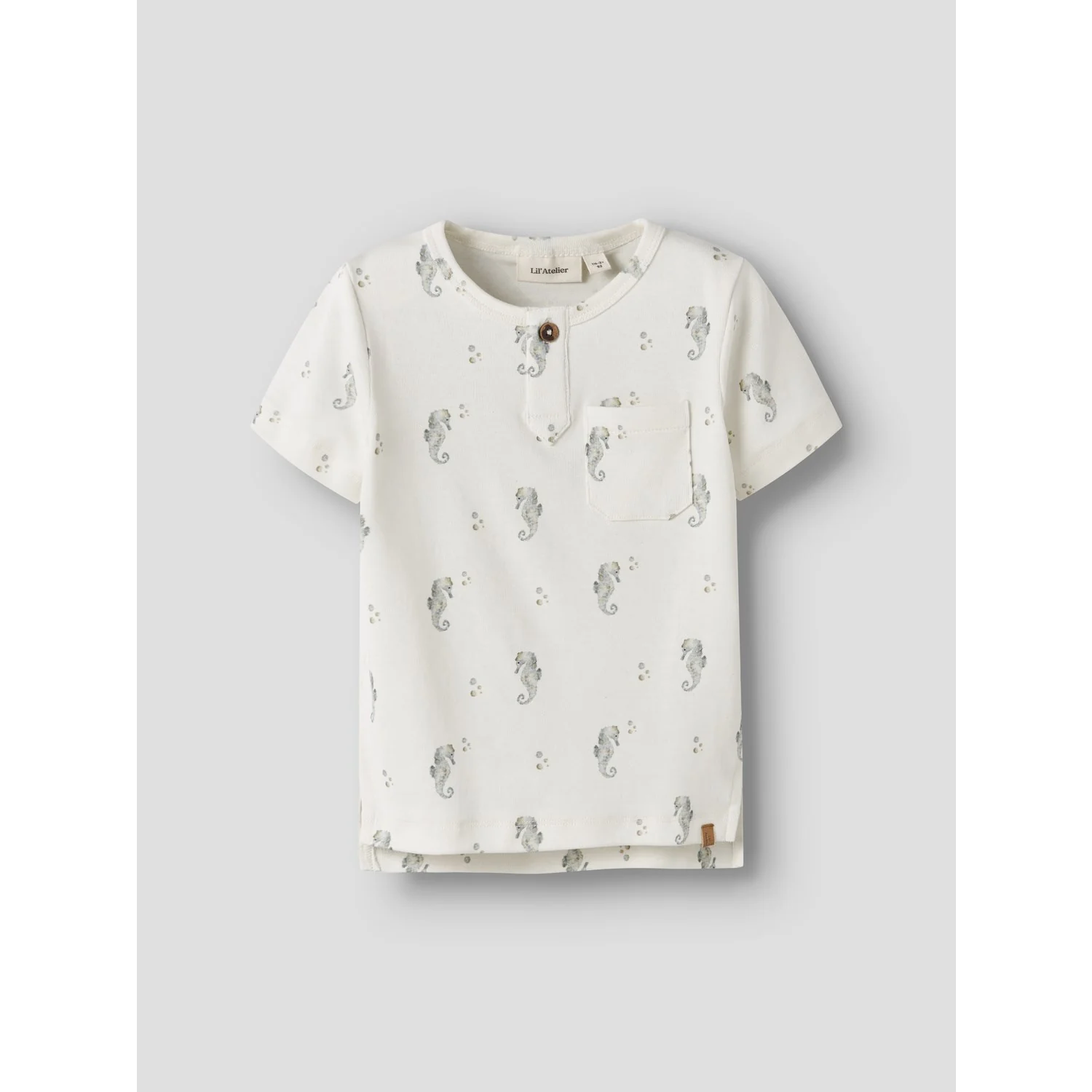 Lil'Atelier Coconut Milk Seahorse Nmmgayo Sik Ss Slim Top Lil - Image 3