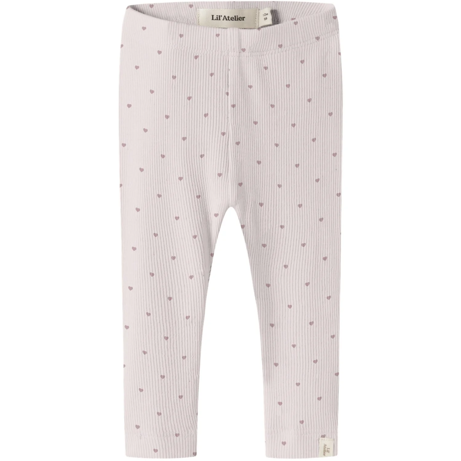 Lil'Atelier Hushed Violet Heart Nbfgago Slim Leggings Lil Noos