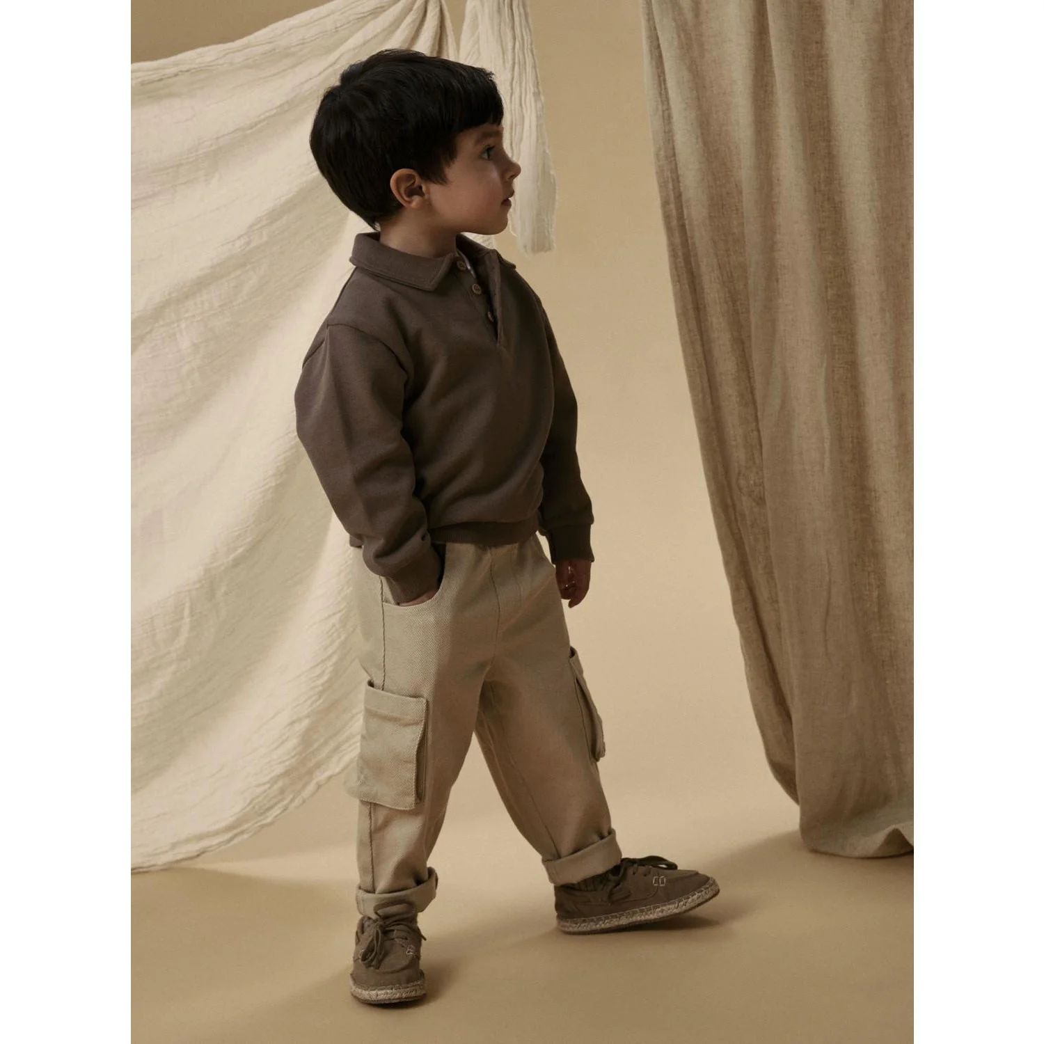 Lil'Atelier Irish Cream Nmmtaru Loose Twill Bukser 1177-Dj Lil - Image 2