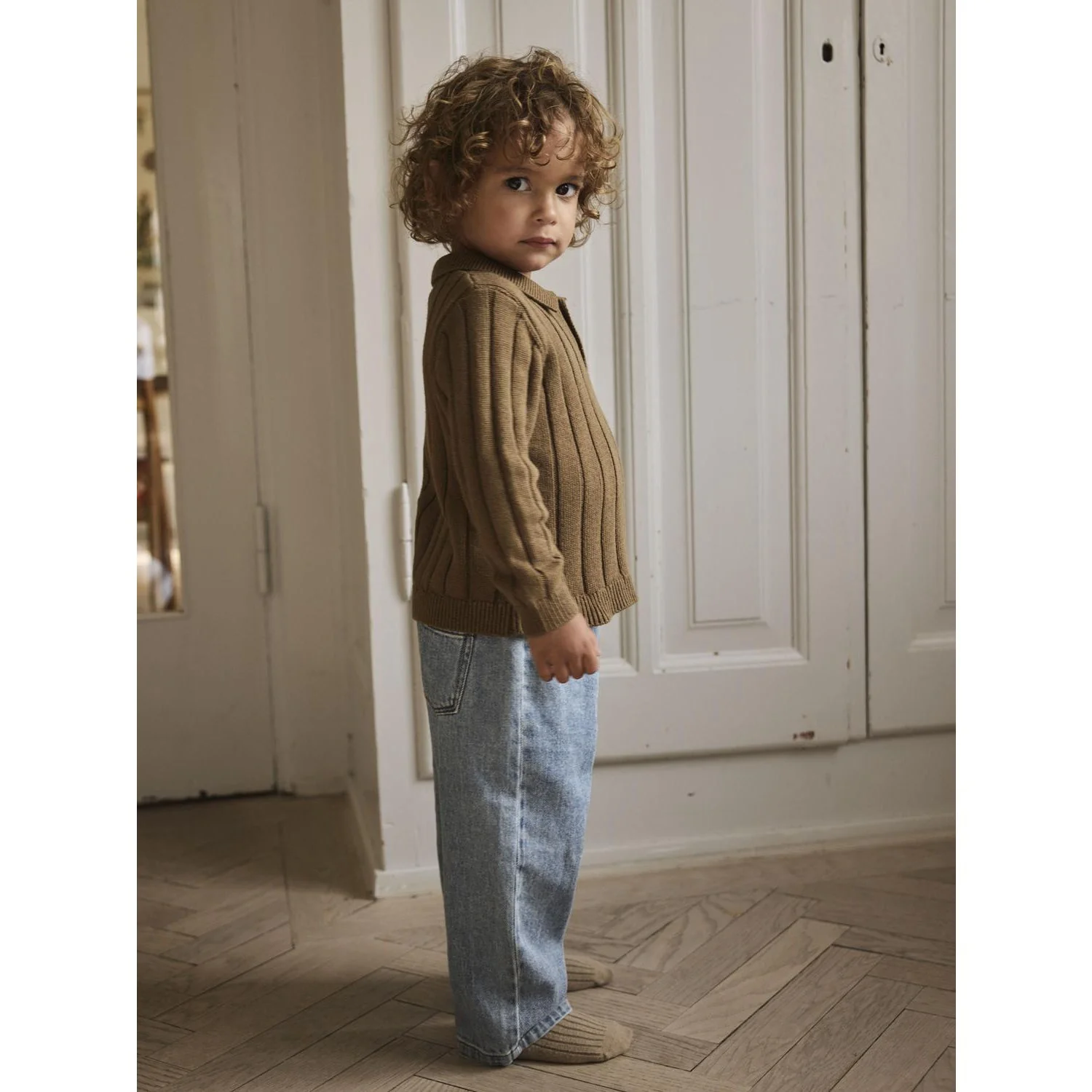 Lil'Atelier Kangaroo Nmmlomon Ls Loose Strik Polo Lil - Image 2