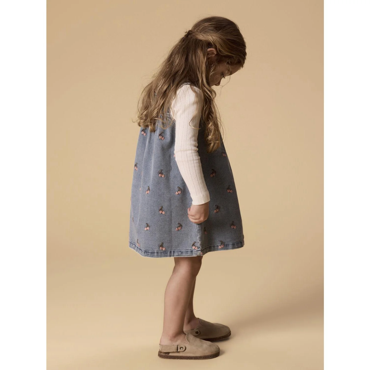 Lil'Atelier Medium Blue Denim Cherry Nmfdeva Dnm Emb Spencer 2024-Es Lil - Image 2