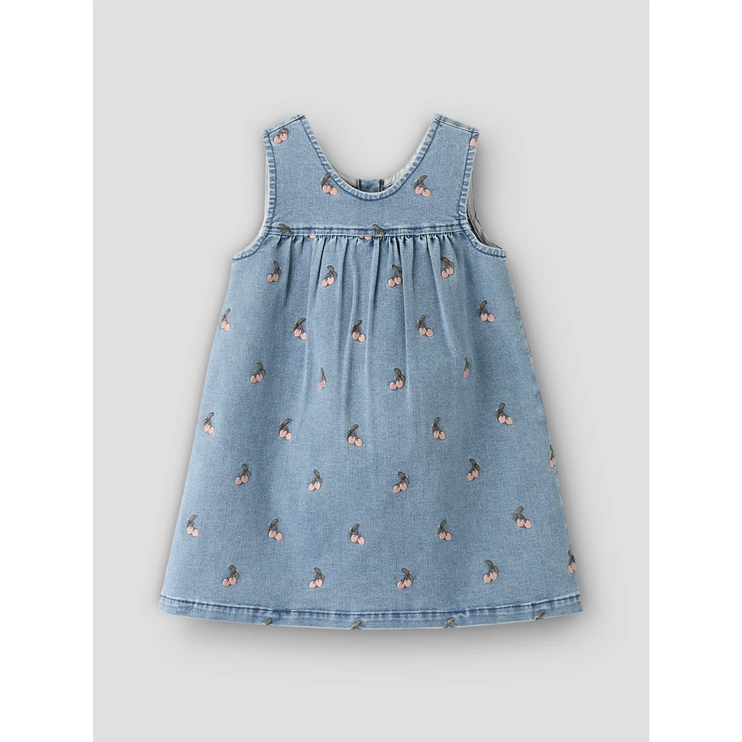 Lil'Atelier Medium Blue Denim Cherry Nmfdeva Dnm Emb Spencer 2024-Es Lil - Image 4