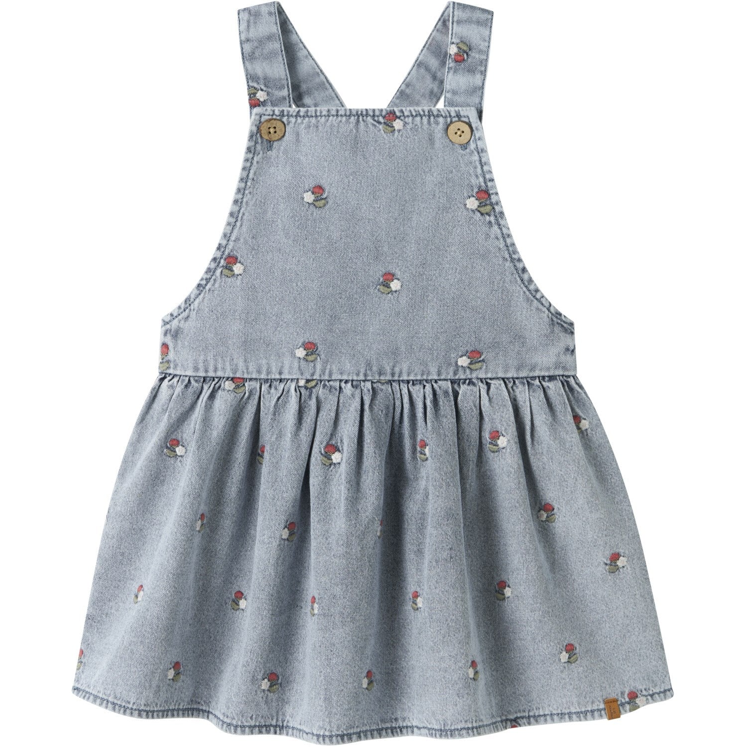 Lil'Atelier Medium Blue Denim Emb Nmffunda Dnm Emb Skirtall 2106-Fd Lil