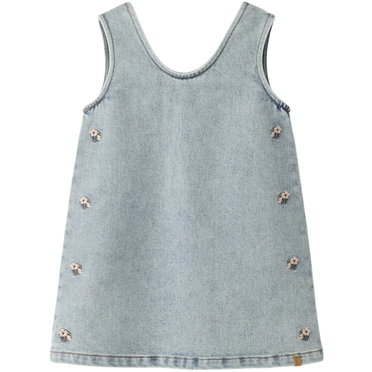 Lil'Atelier Medium Blue Denim Flower Emb Nmfdarlee Doa Dnm Spencer 4499-Se Lil