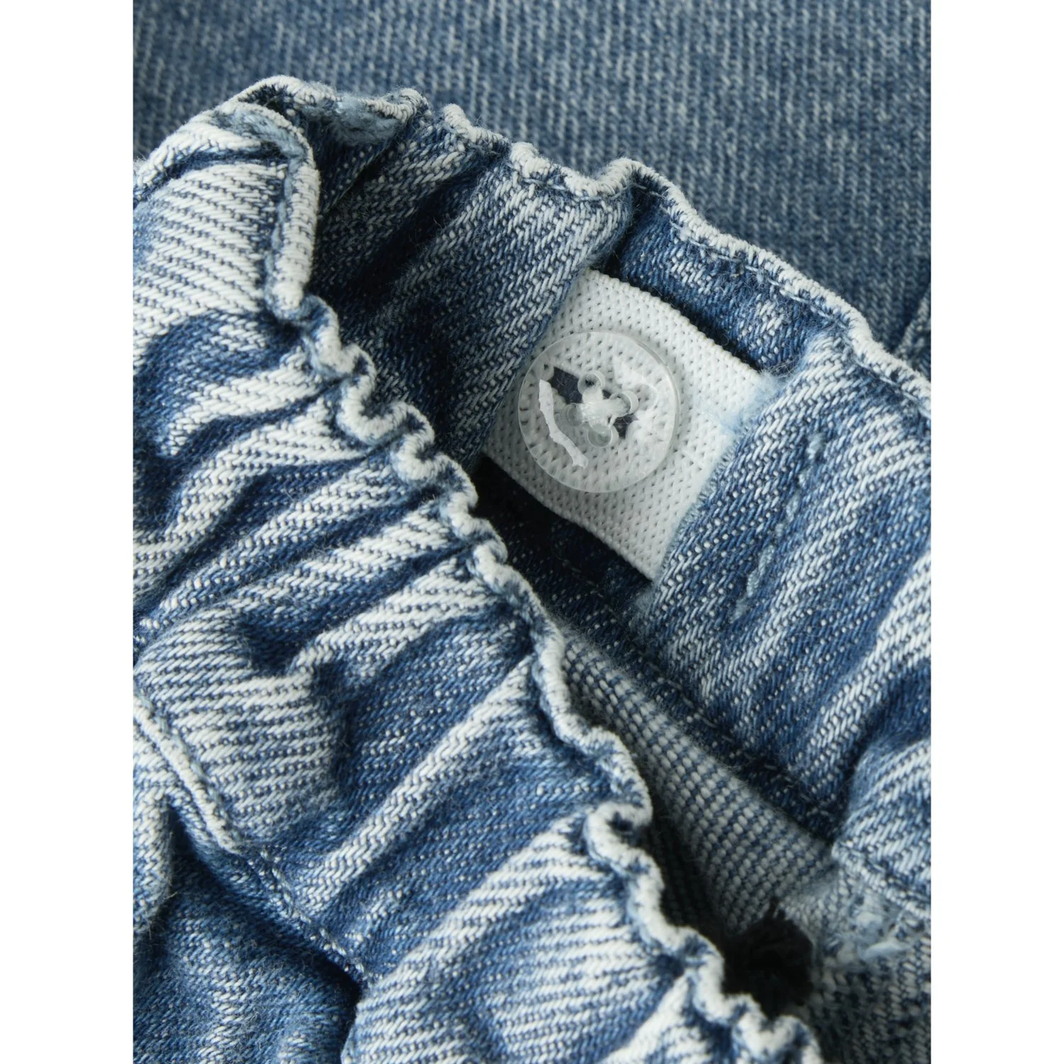 Lil'Atelier Medium Blue Denim Nbflulia Baggy Dnm Jeans 4017-Cj S Lil - Image 2
