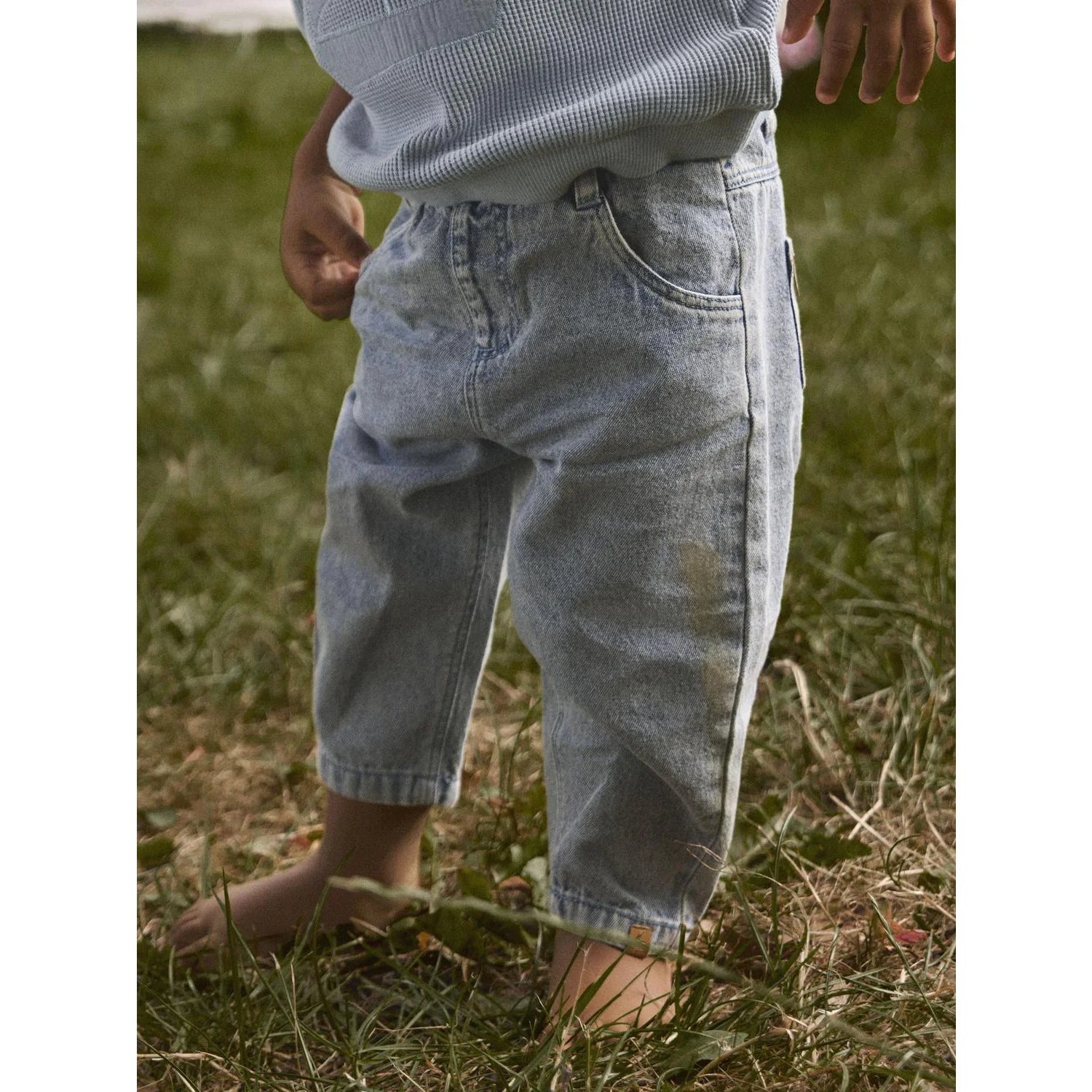 Lil'Atelier Medium Blue Denim Nbmfunda Loose Jeans 5552-Fd Lil - Image 3