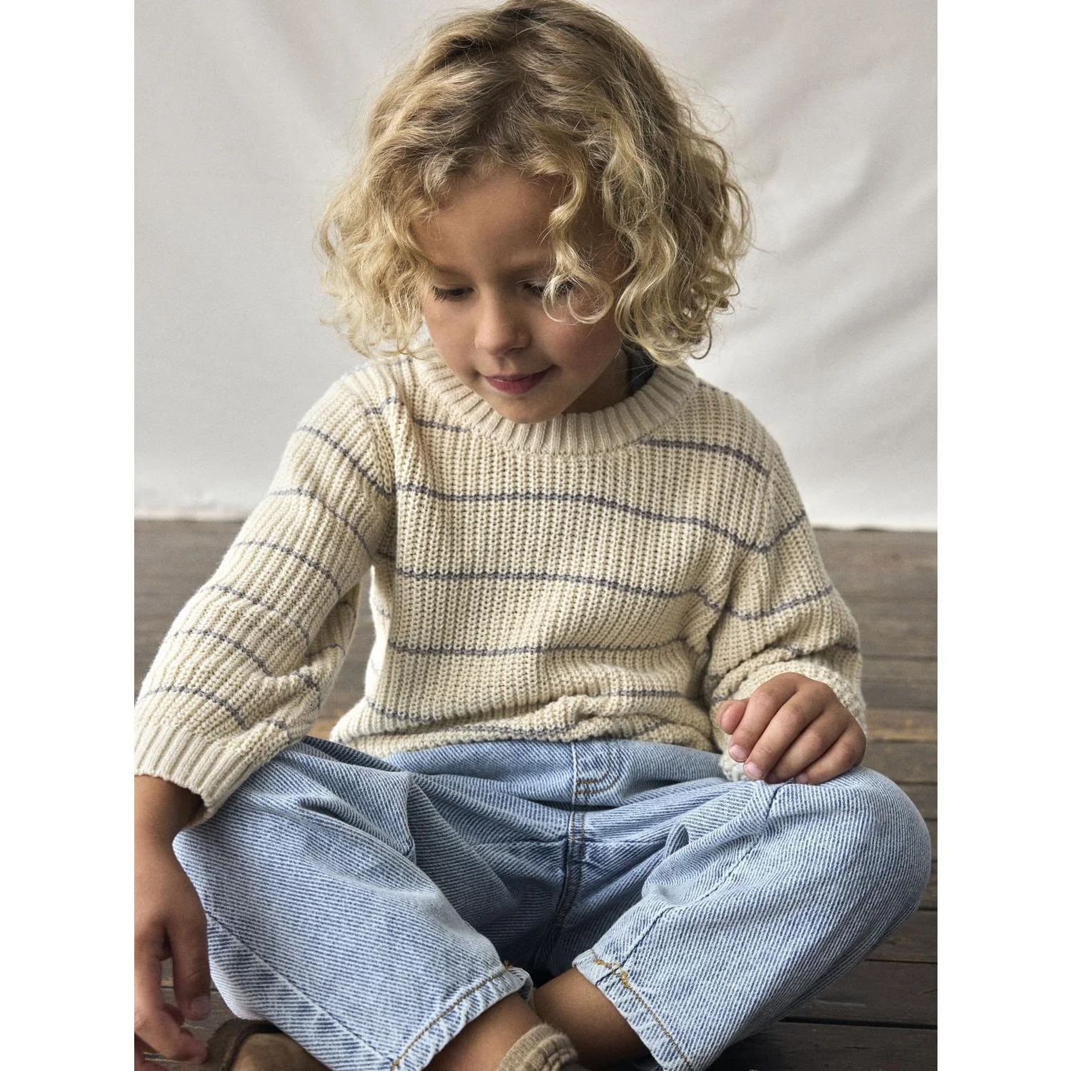 Lil'Atelier Medium Blue Denim Nmmkeifer Loose Dnm Jeans 4019-Kk Lil - Image 2