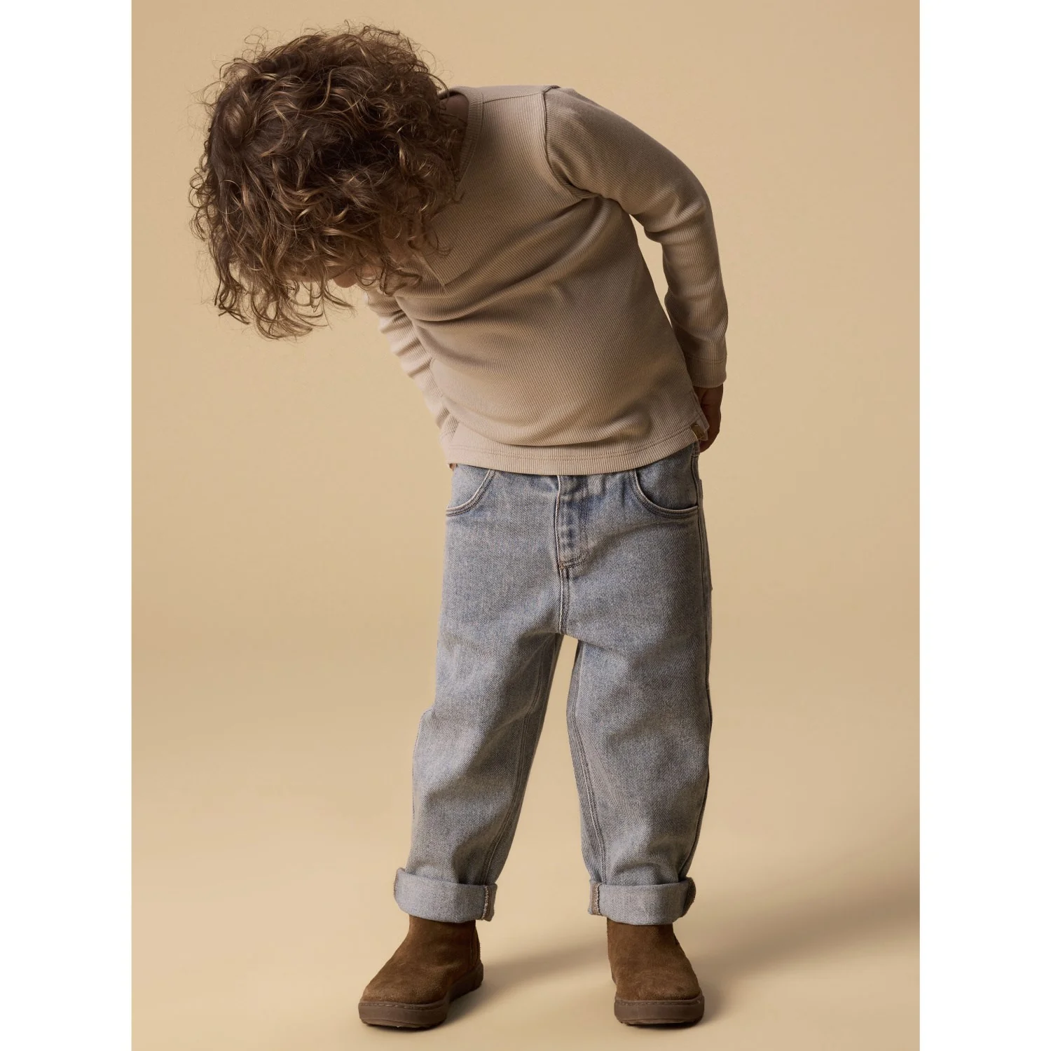 Lil'Atelier Medium Blue Denim Nmndarlee Loose Jeans 4410-Se Lil Noos - Image 2