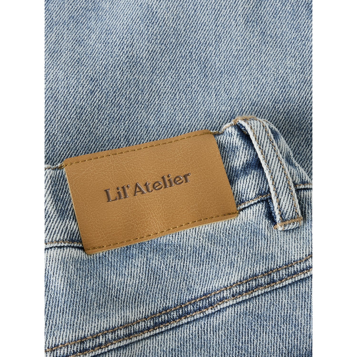 Lil'Atelier Medium Blue Denim Nmndarlee Loose Jeans 4410-Se Lil Noos - Image 5
