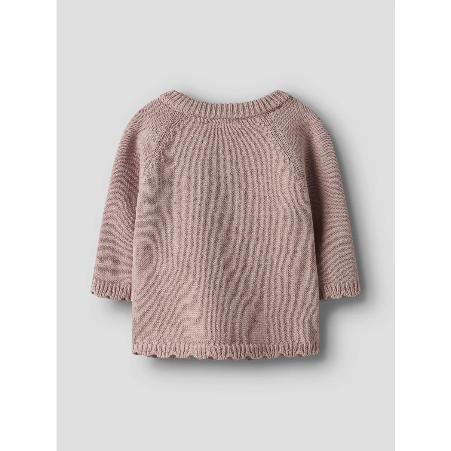Lil'Atelier Misty Rose Nbflaguna Ls Slå-om Strik Lil Noos - Image 4