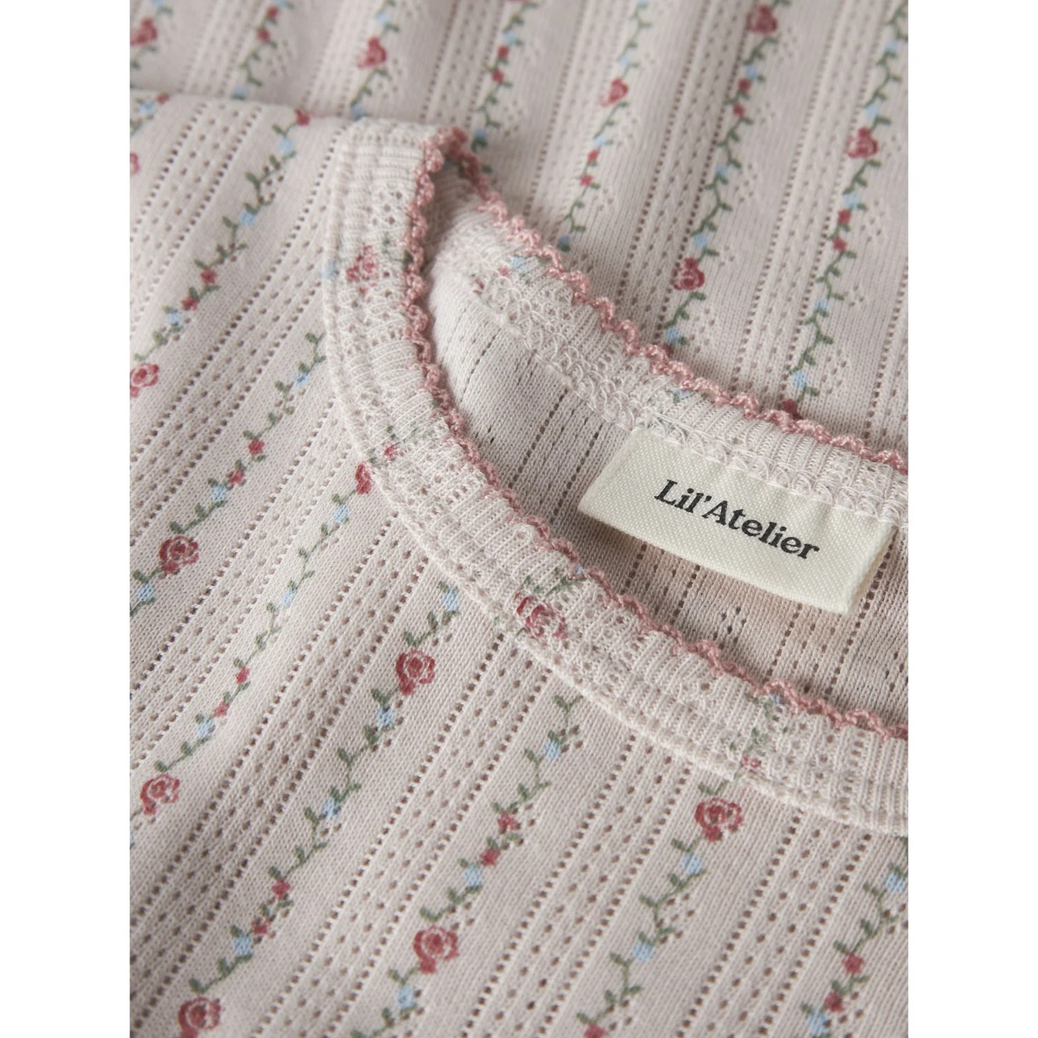Lil'Atelier Morganite Flower Nmfrachello Dap Ss Slim Top Lil - Image 2