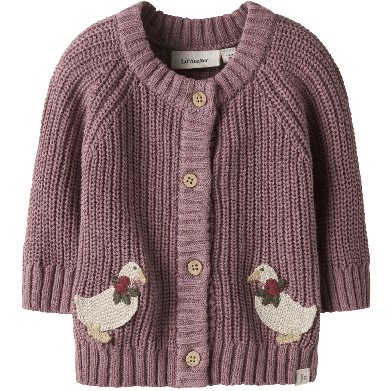 Lil'Atelier Nostalgia Rose Nbfemlen Lak Ls Strik Card Lil
