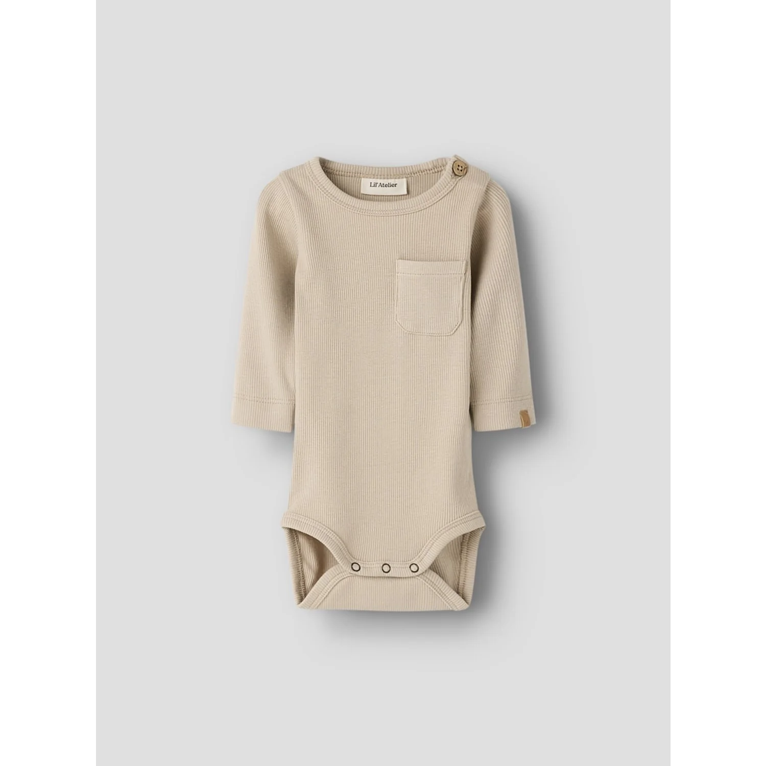 Lil'Atelier Oxford Tan Nbmlago Ls Slim Body Lil - Image 2