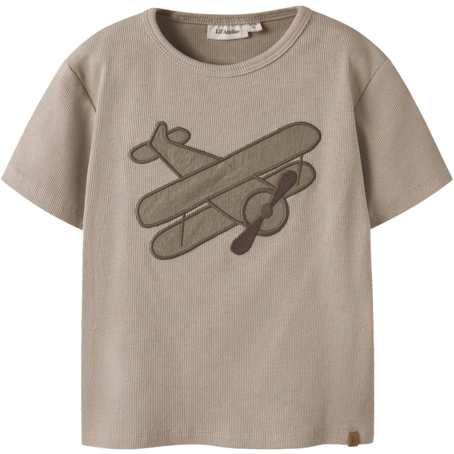 Lil'Atelier Oxford Tan Nmmhalli His Ss Loose Top Lil
