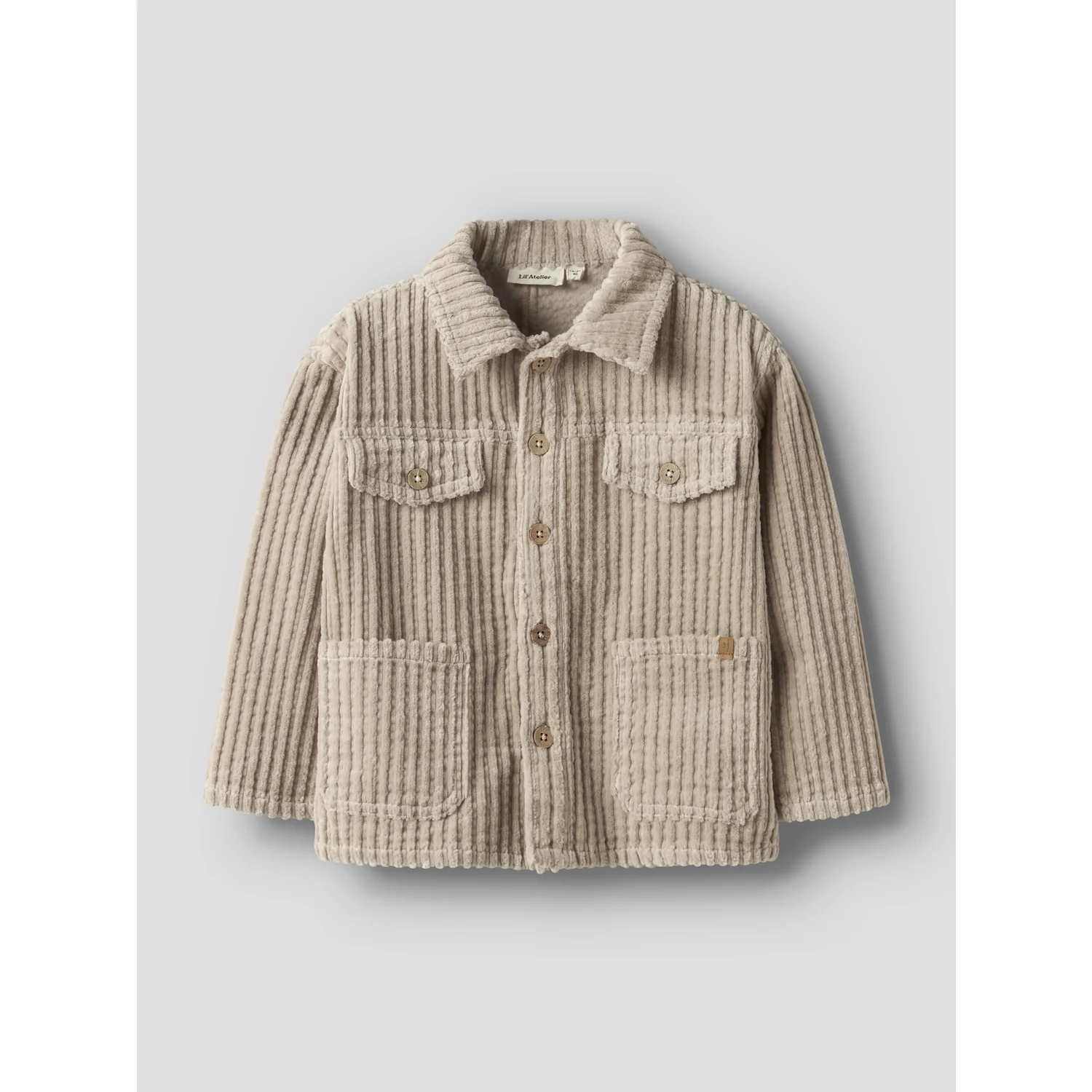Lil'Atelier Oxford Tan Nmmraul Loose Cord Skjorte 5008-Sh R Lil - Image 3