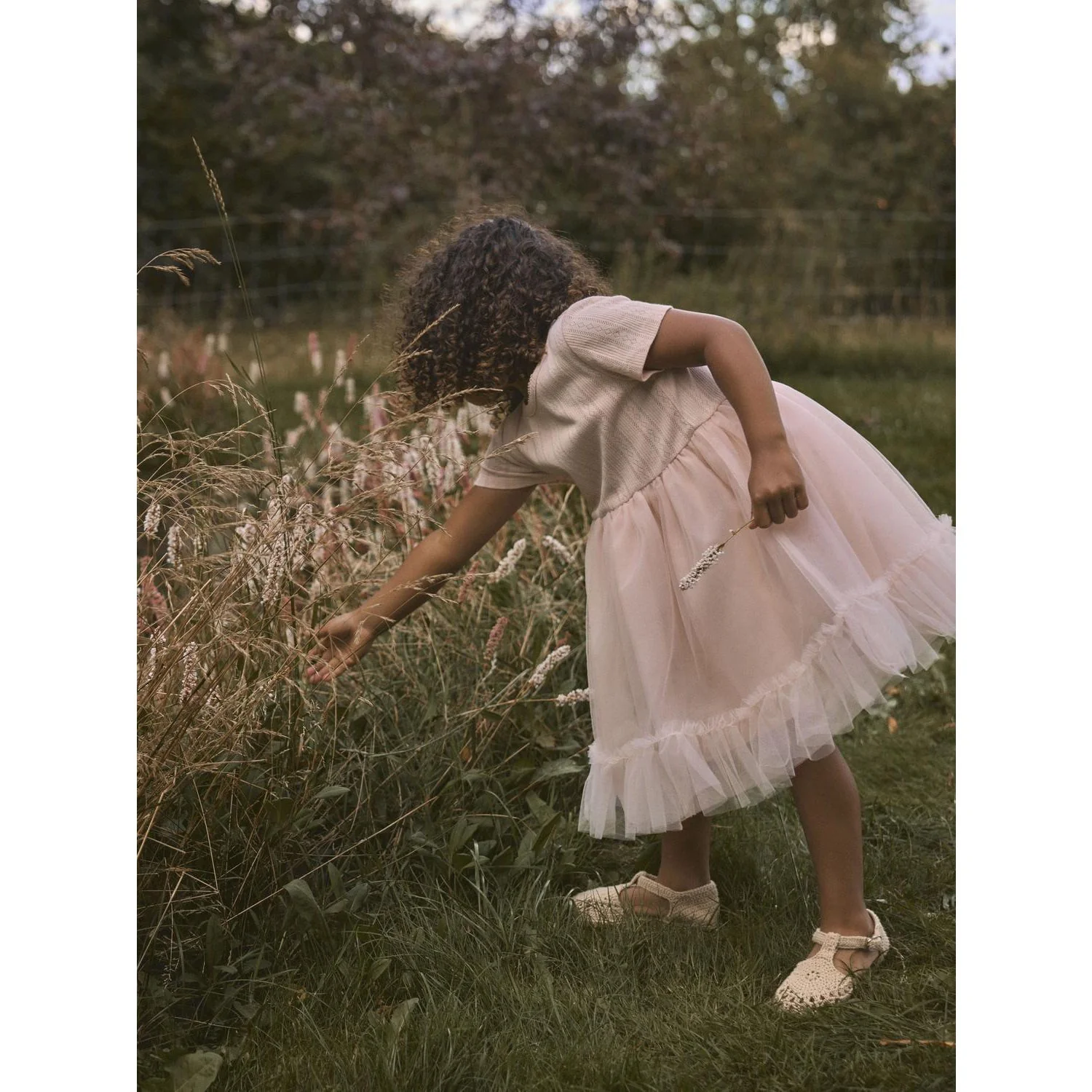 Lil'Atelier Peach Whip Nmffanella Ss Tyl Kjole Lil - Image 2