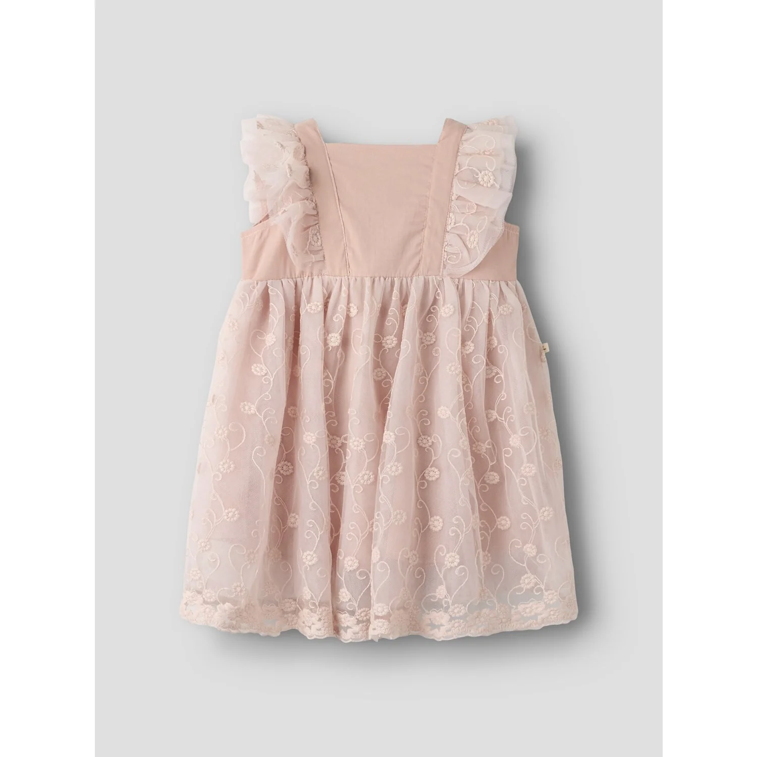 Lil'Atelier Peach Whip Nmffeya Sl Tyl Kjole Lil - Image 4