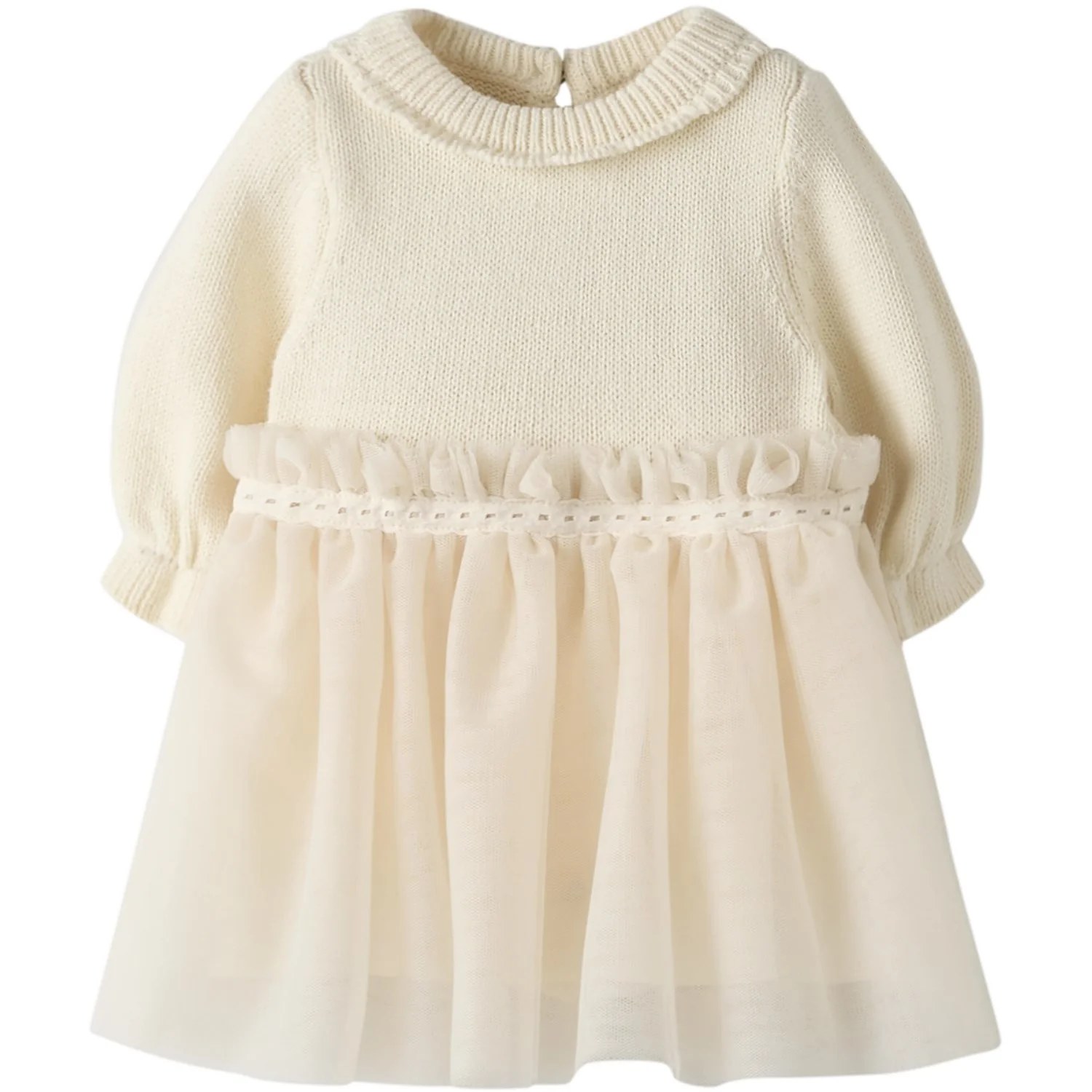 Lil'Atelier Pistachio Shell Nbfsarina Ls Strik Body Kjole Lil