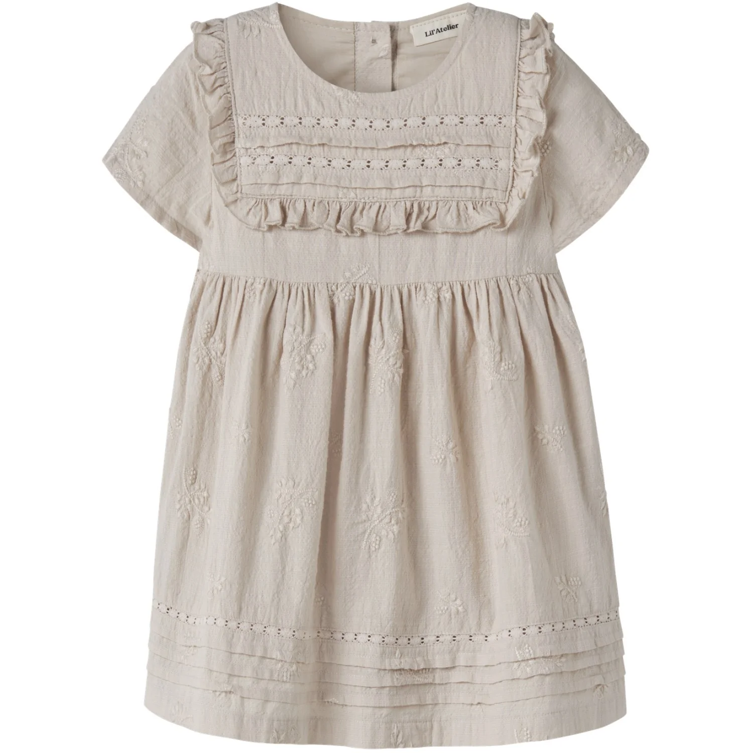 Lil'Atelier Pumice Stone Nmfferonia Ss Loose Kjole Lil